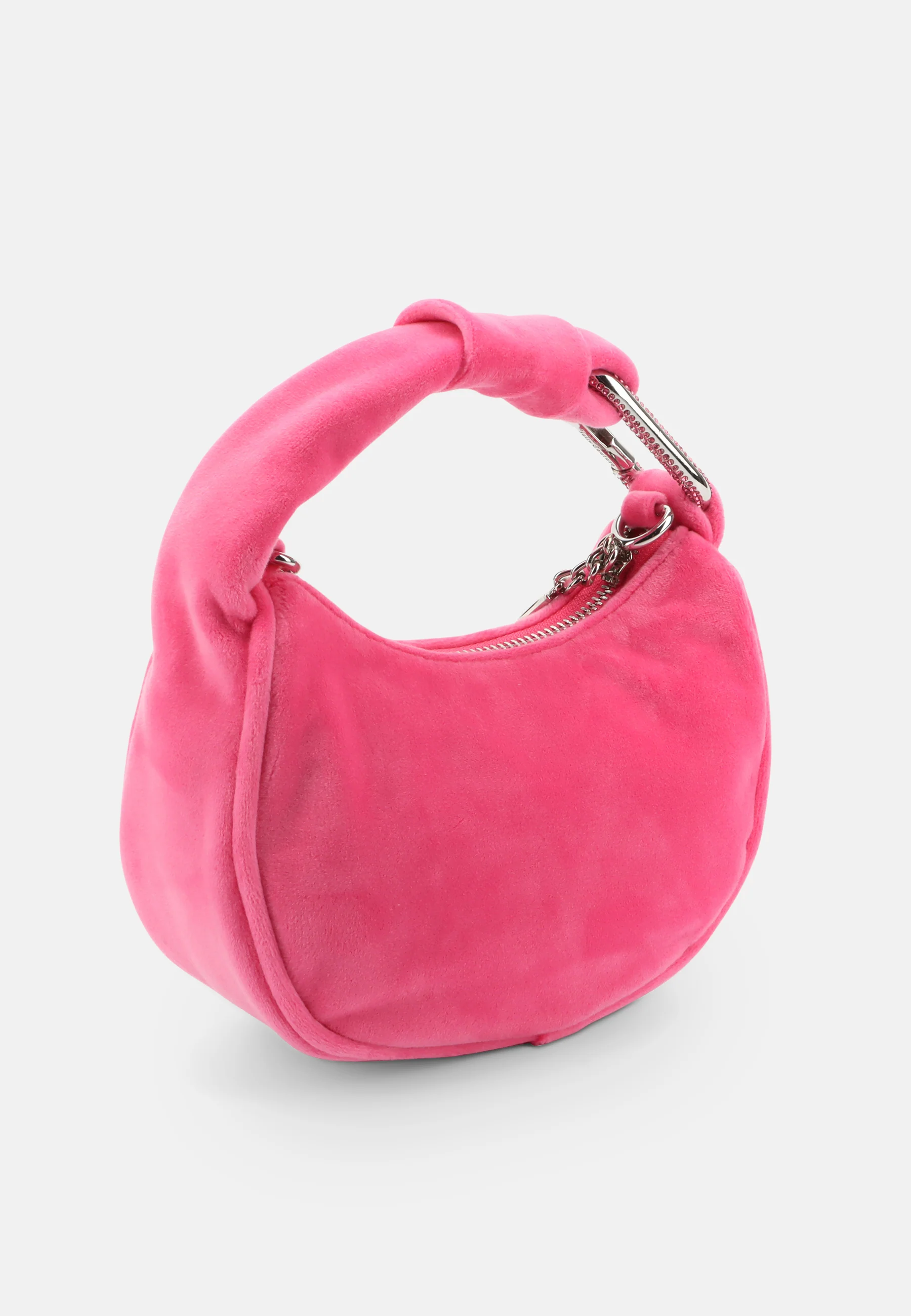 Borsa a mano Blossom in velluto con tracolla colore Rosa - Image 2