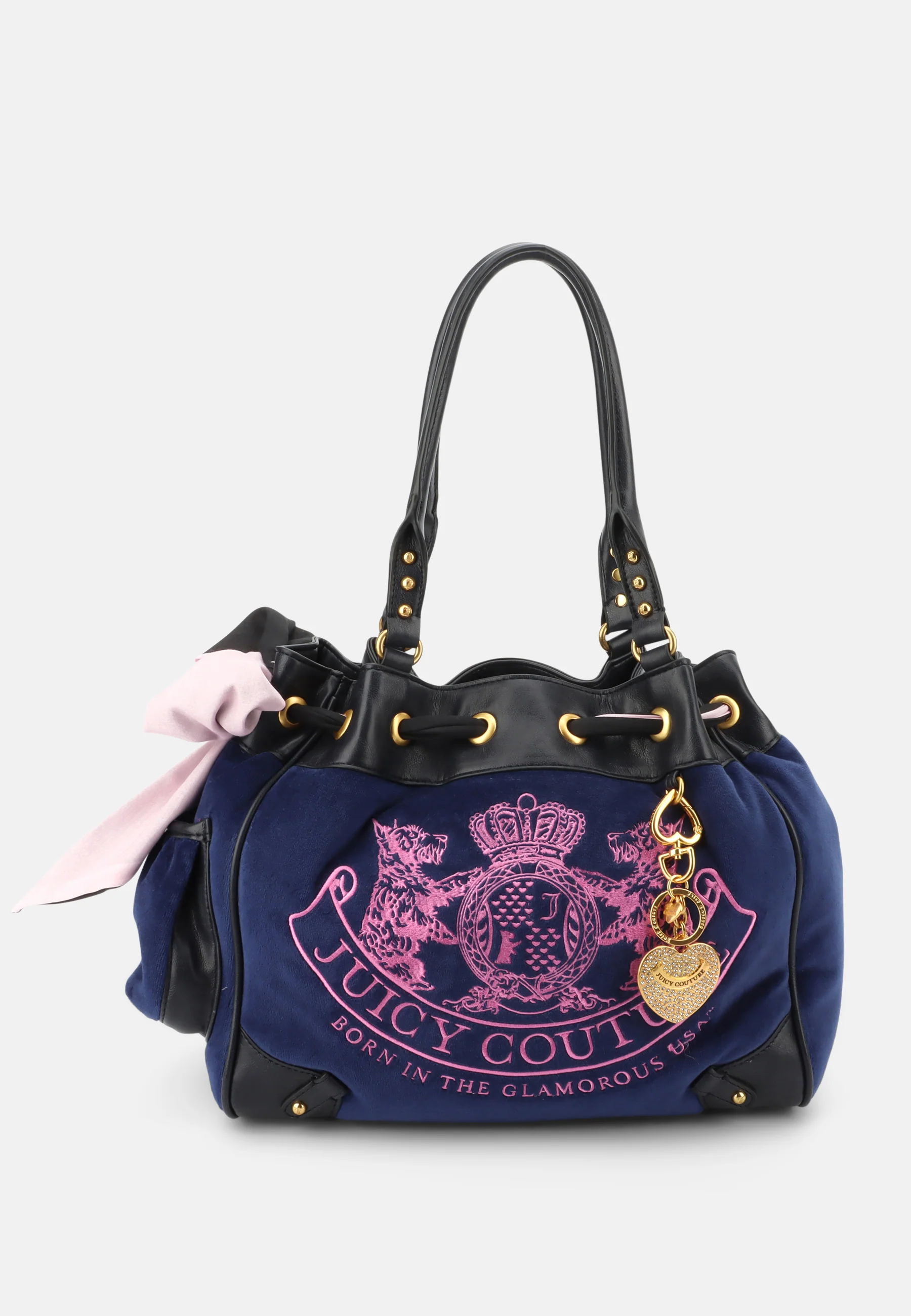 Borsa a mano Day Dreamer grande in cotone colore Blu