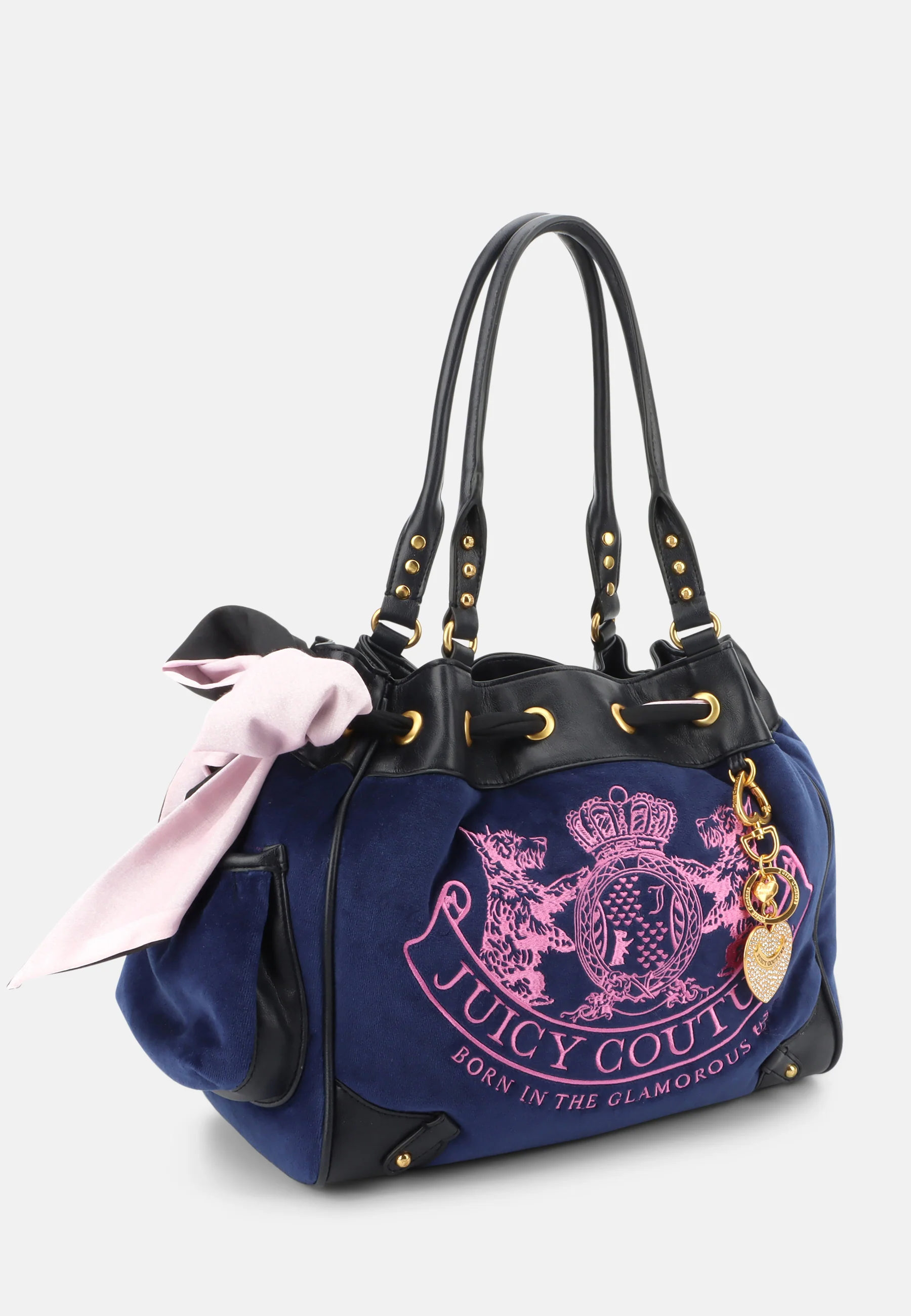 Borsa a mano Day Dreamer grande in cotone colore Blu - Image 5