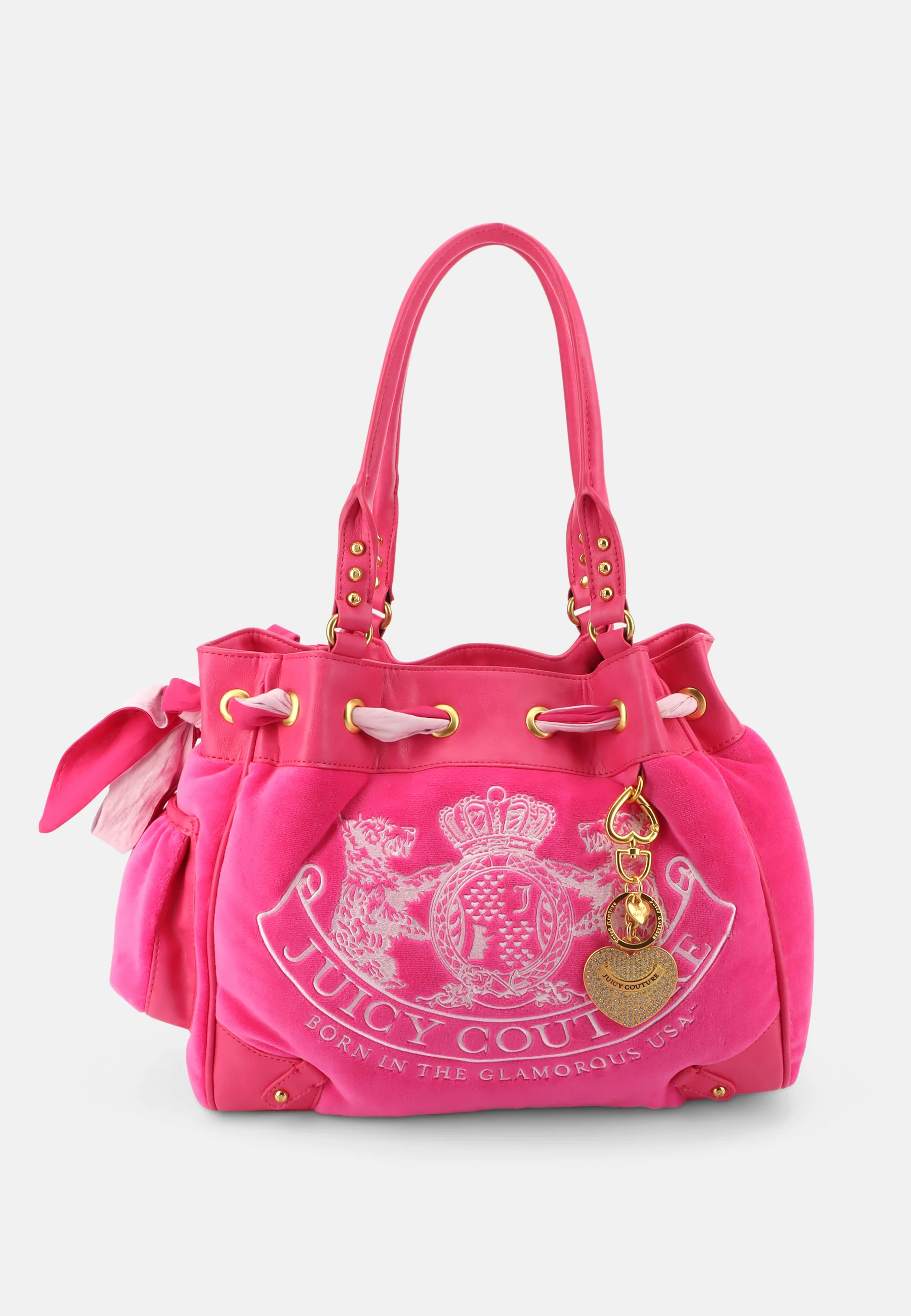 Borsa a mano Day Dreamer grande in cotone colore Rosa