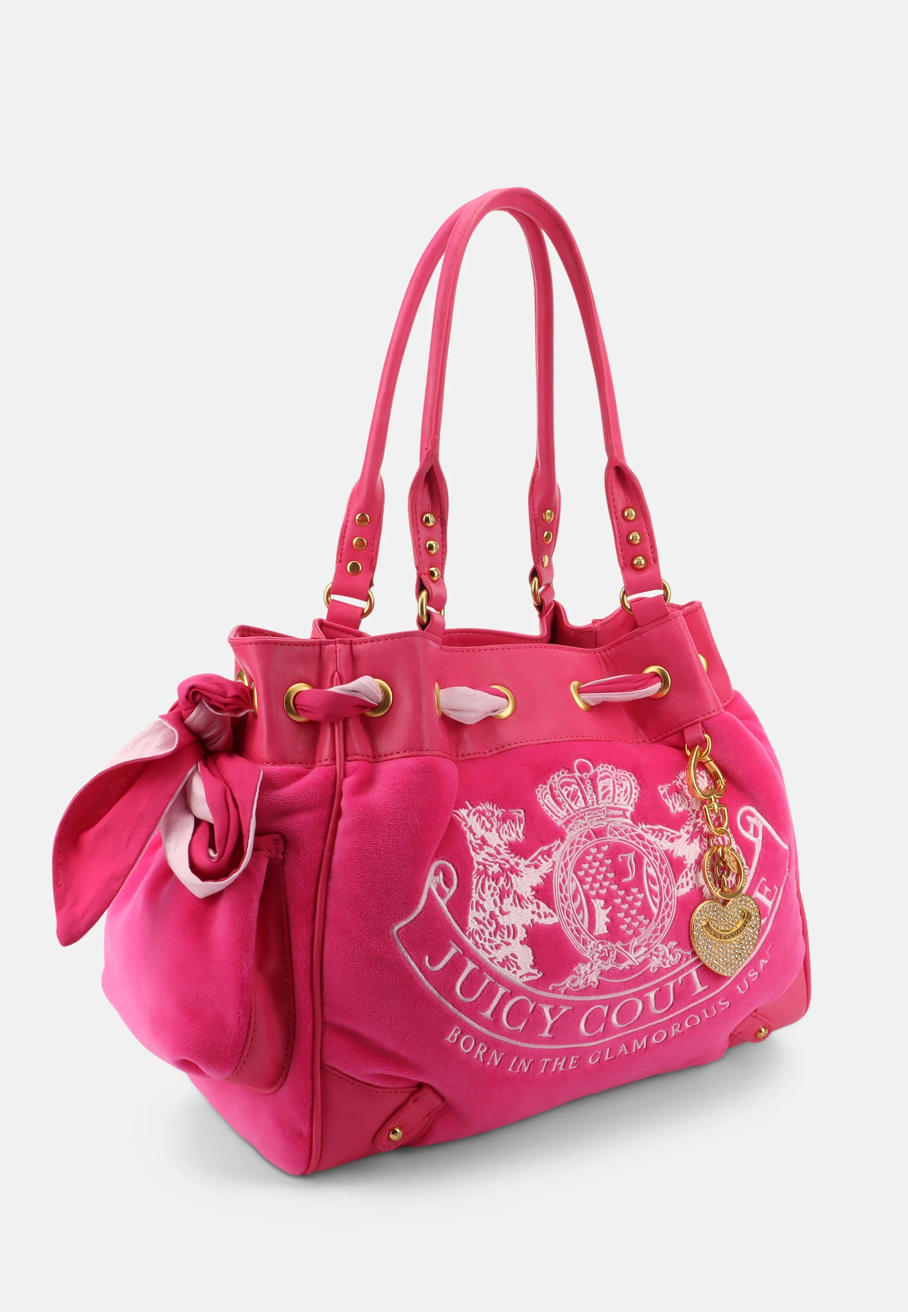 Borsa a mano Day Dreamer grande in cotone colore Rosa - Image 5
