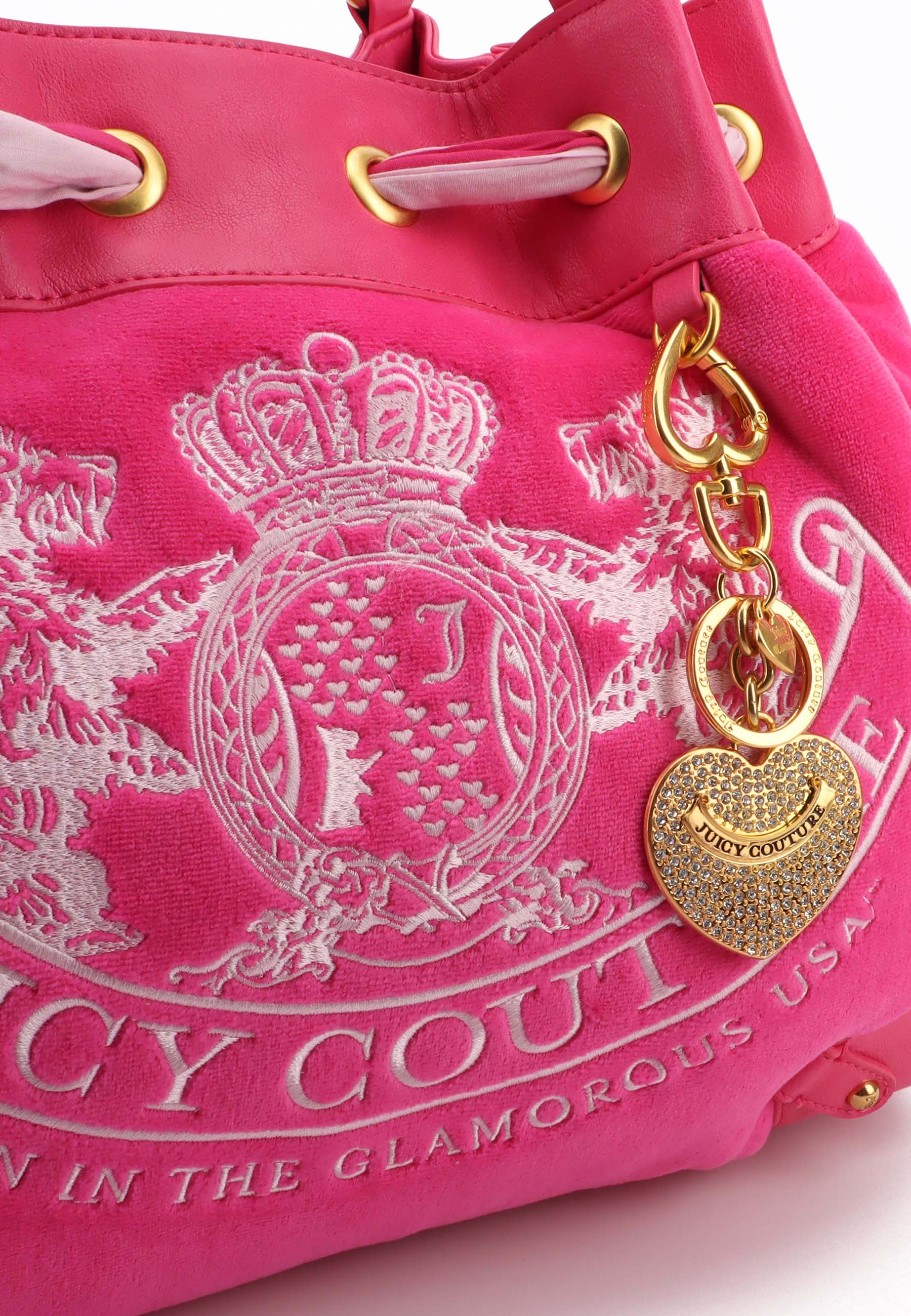Borsa a mano Day Dreamer grande in cotone colore Rosa - Image 6