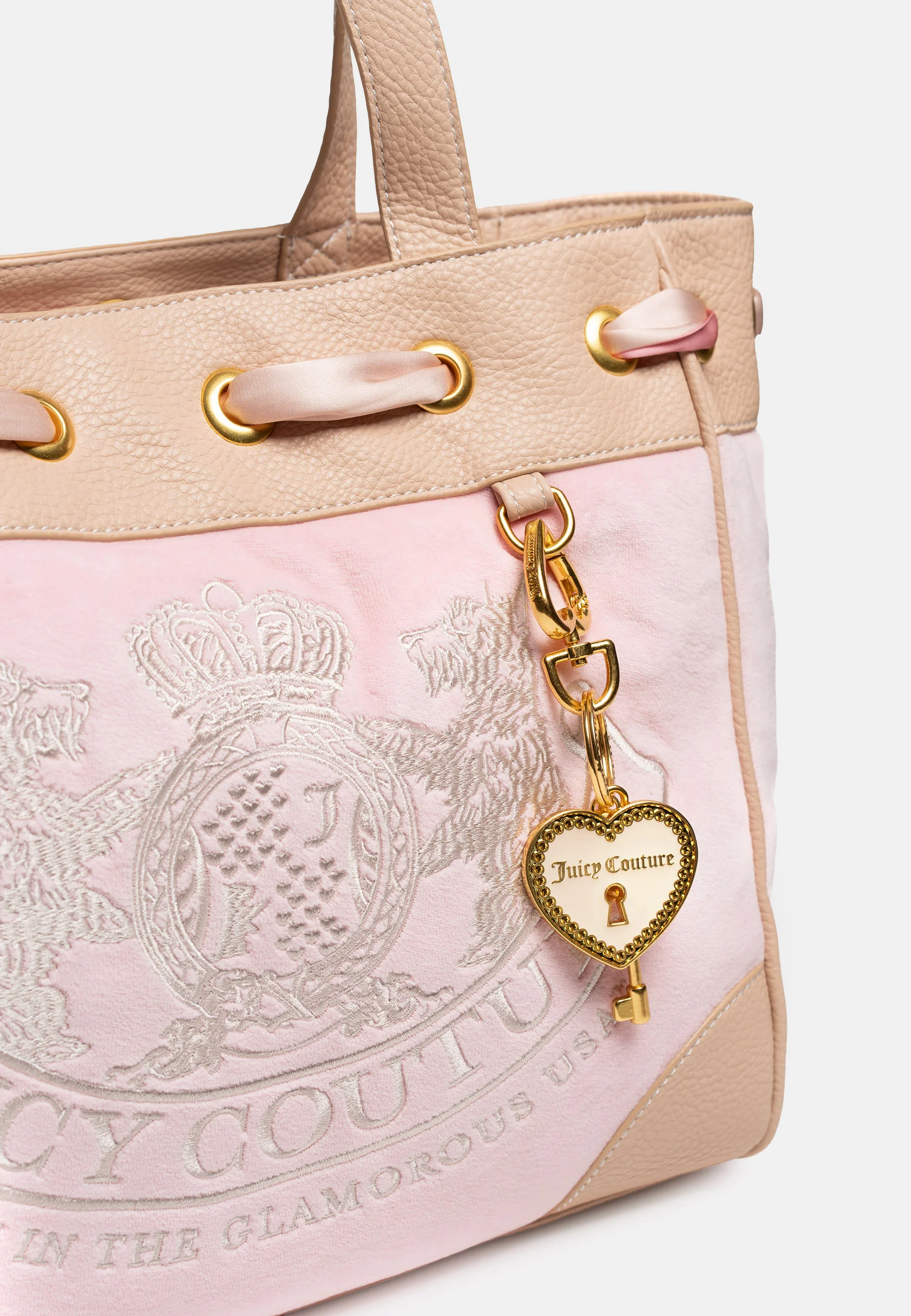 Borsa a mano Day Dreamer grande in velluto colore Rosa Juicy - Image 2