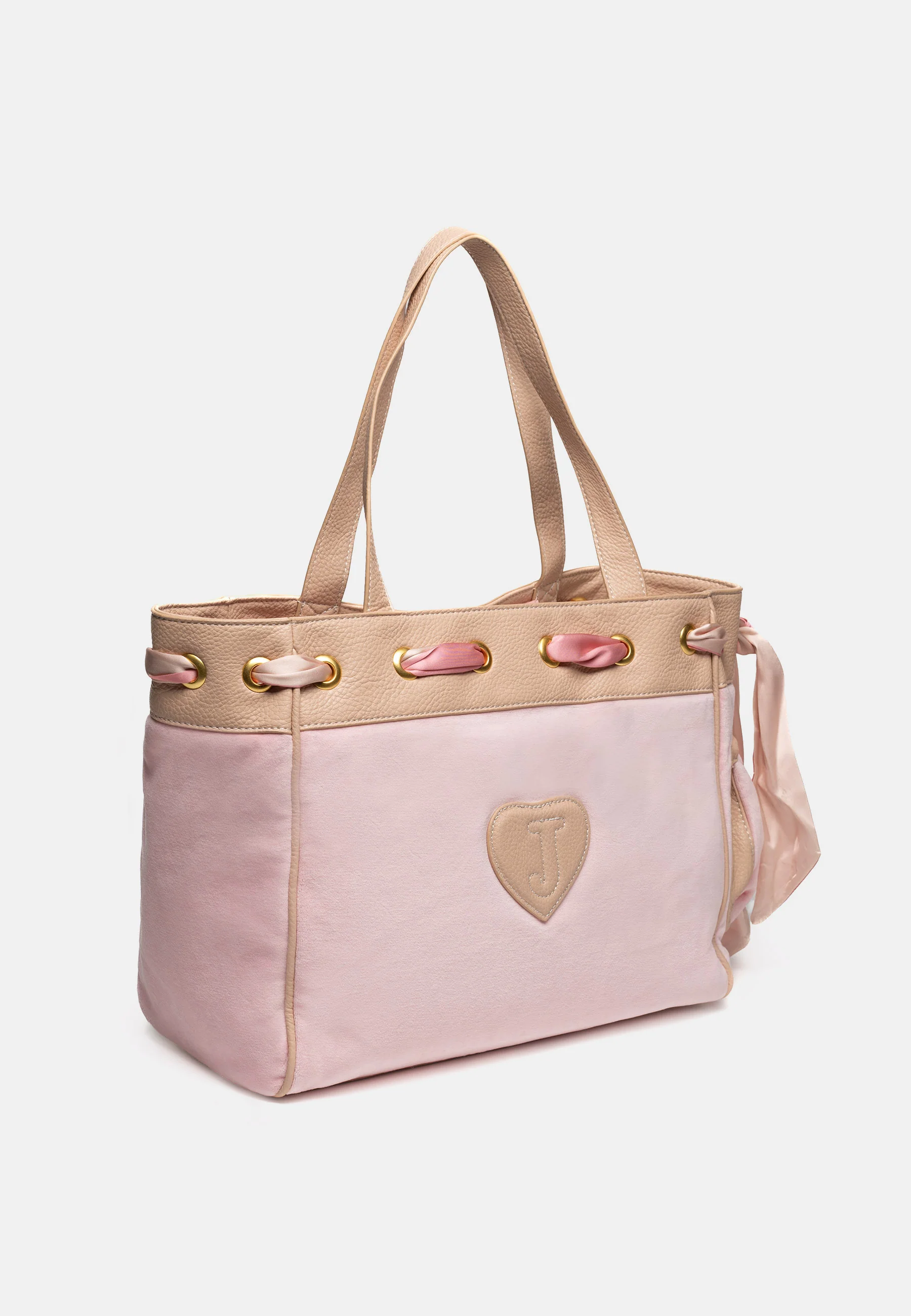 Borsa a mano Day Dreamer grande in velluto colore Rosa Juicy - Image 3