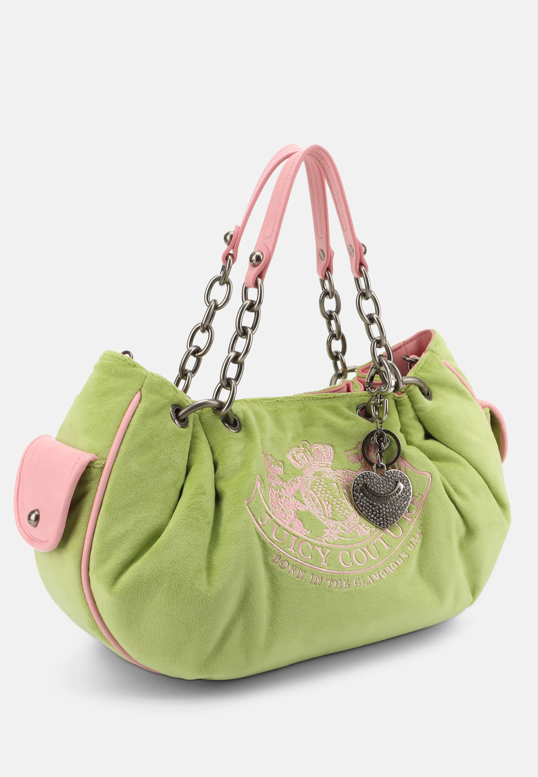 Borsa a mano Day Dreamer media in cotone colore Verde - Image 5