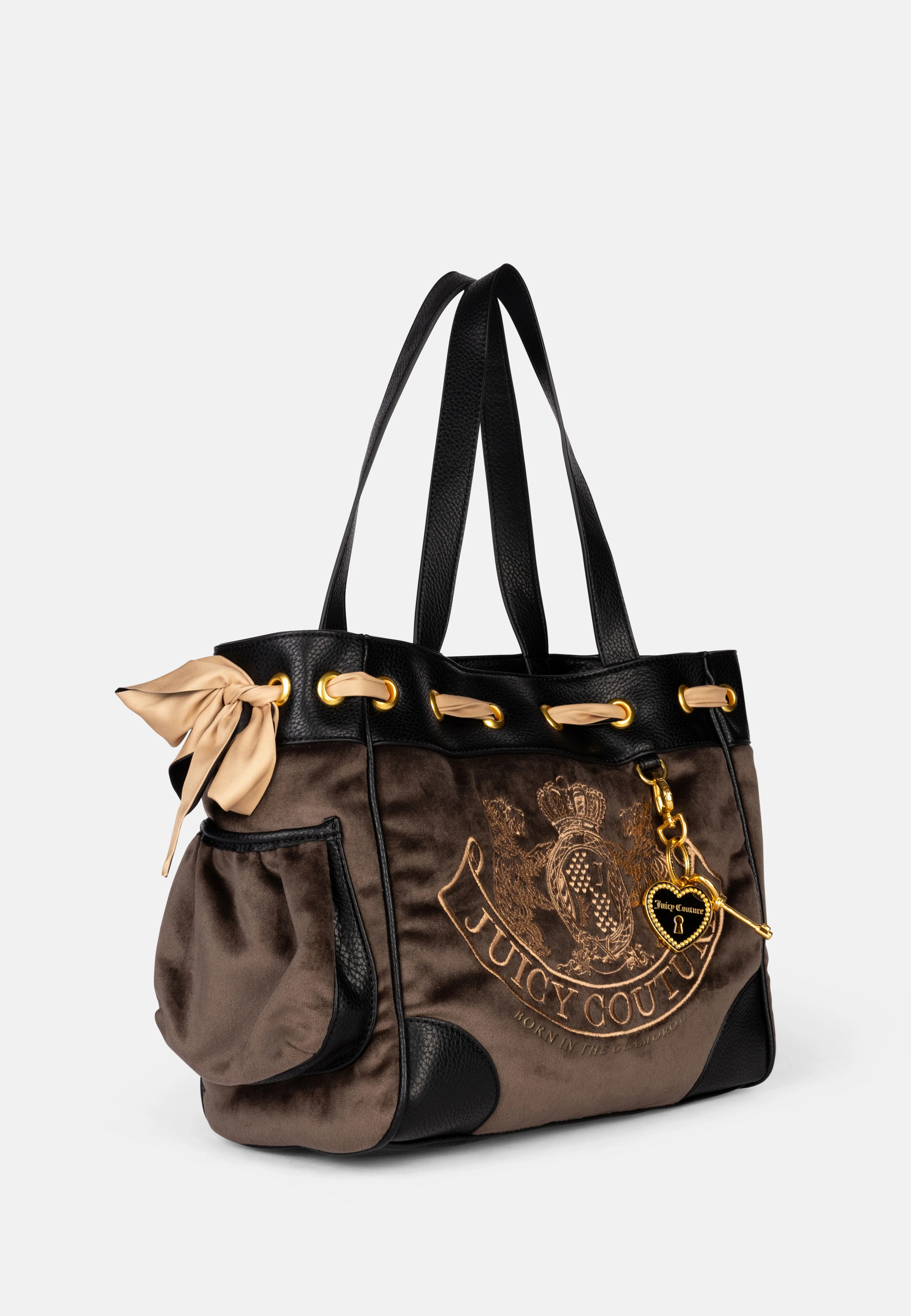 Borsa a mano DayDreamer Cioccolato in velluto - Image 3
