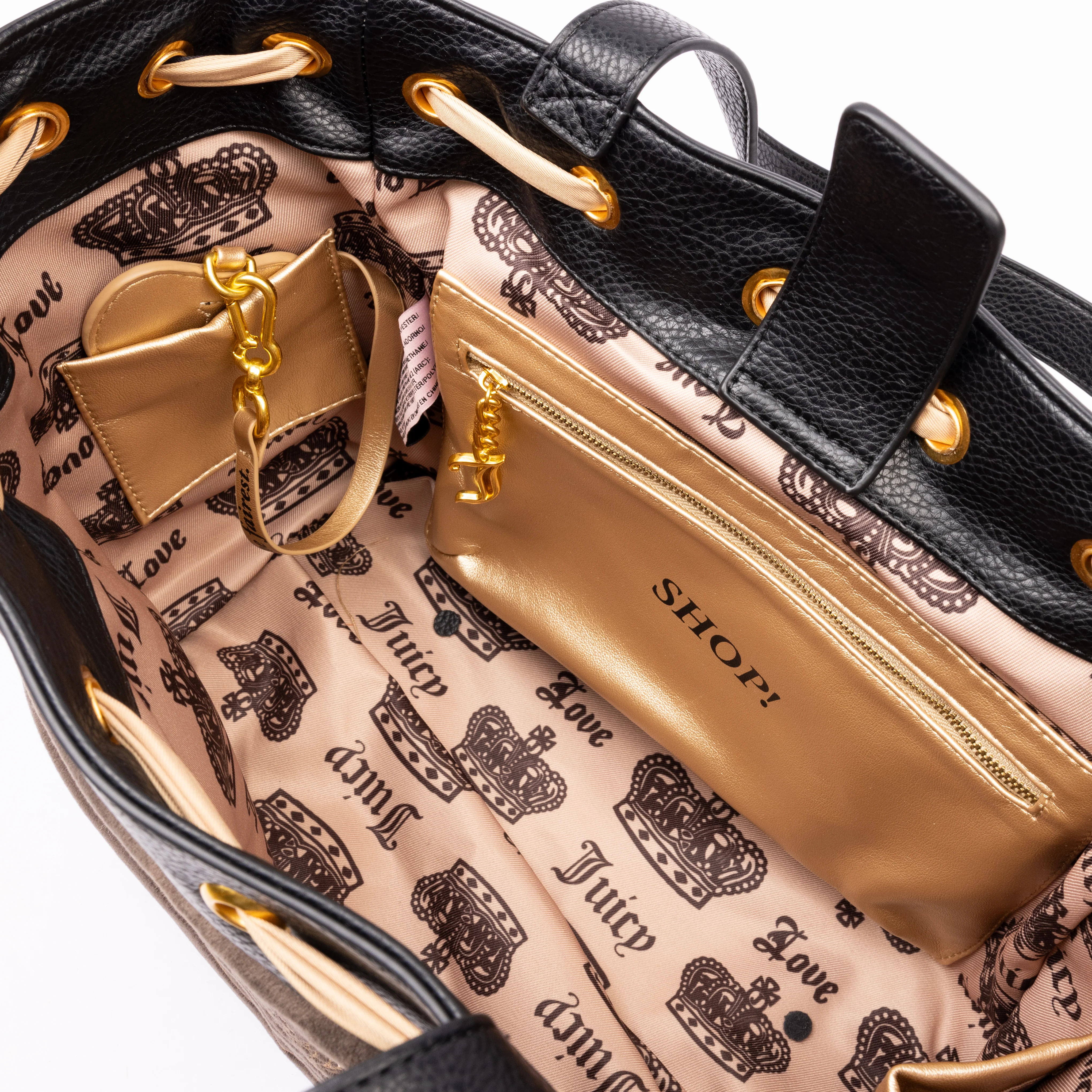 Borsa a mano DayDreamer Cioccolato in velluto - Image 4