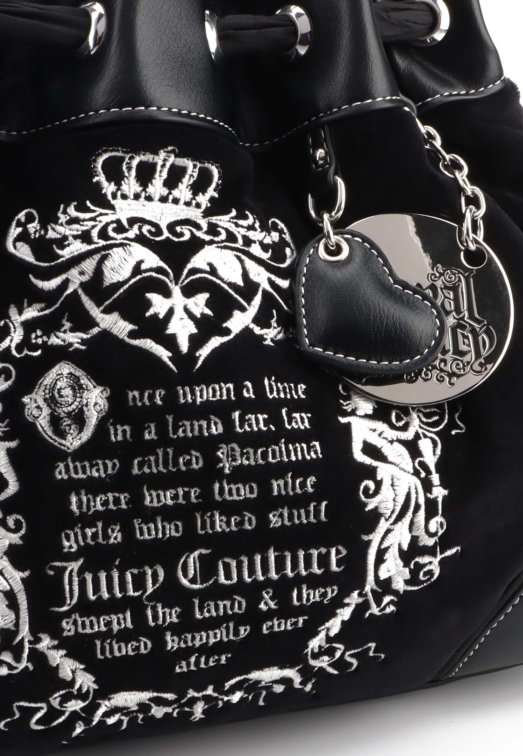 Borsa a mano DayDreamer Fairytale Nero in velour - Image 6