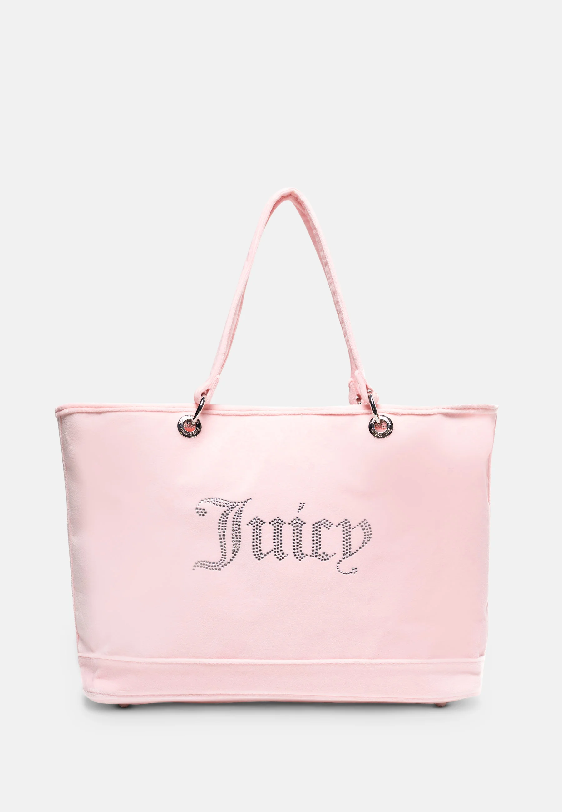Borsa a mano grande Kimberly Rosa Juicy in velour