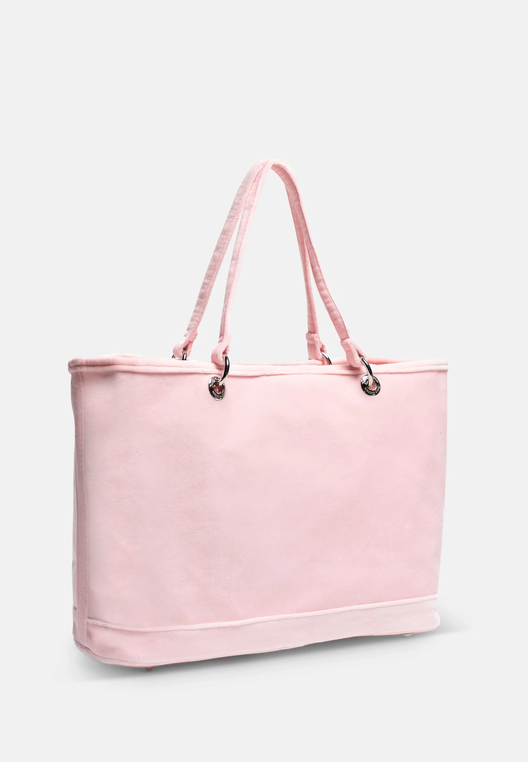 Borsa a mano grande Kimberly Rosa Juicy in velour - Image 2