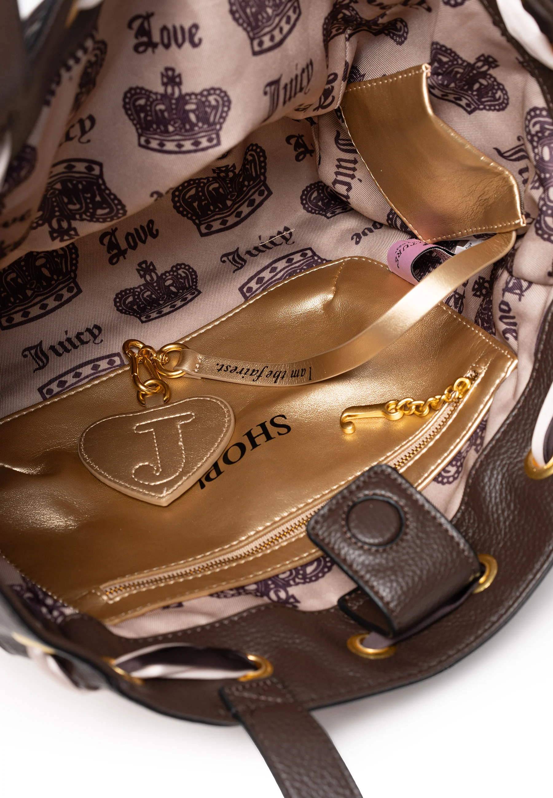 Borsa a mano Heritage Rosa Cipria in velour - Image 8