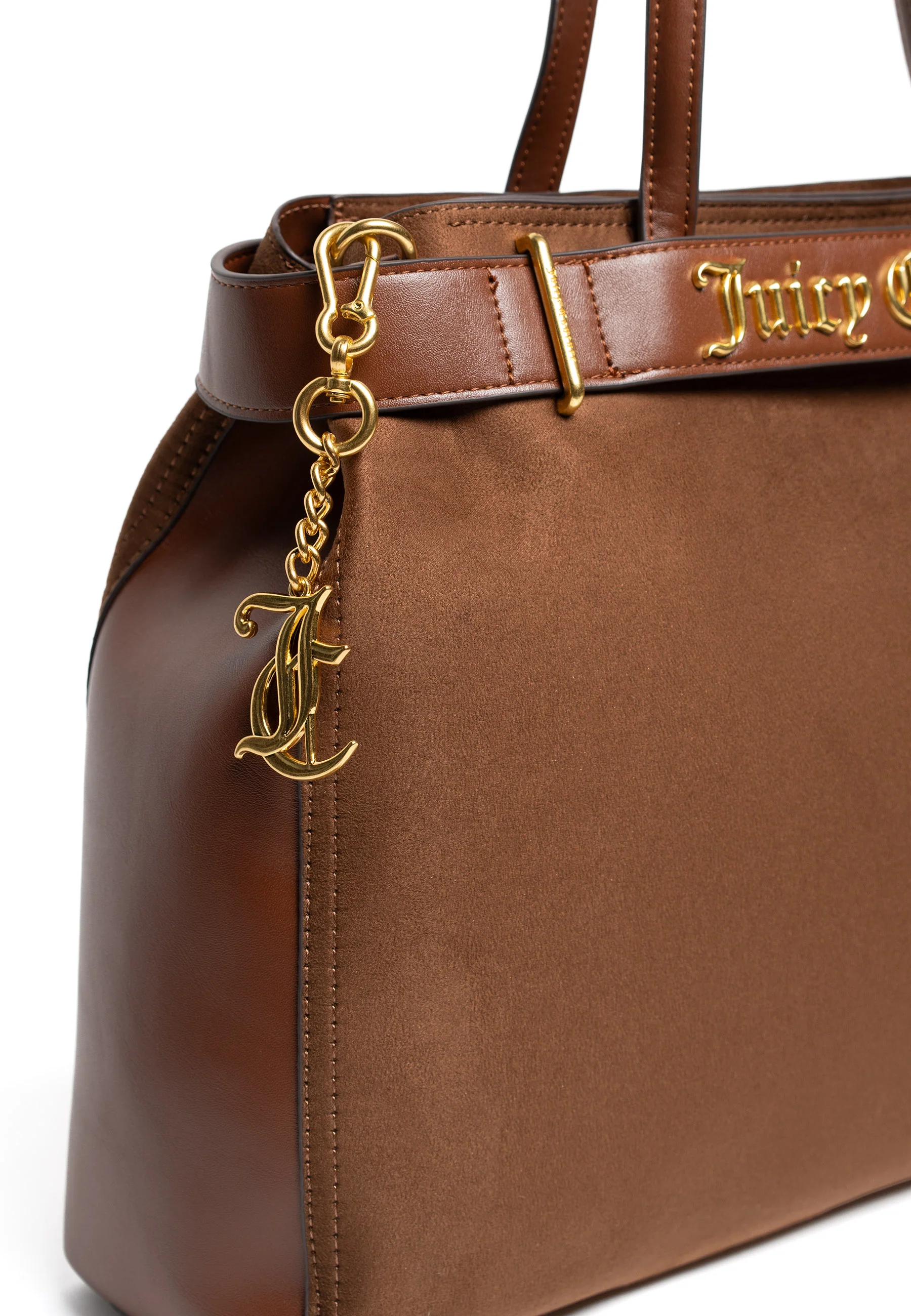 Borsa a mano Jasmine Marrone in camoscio - Image 3