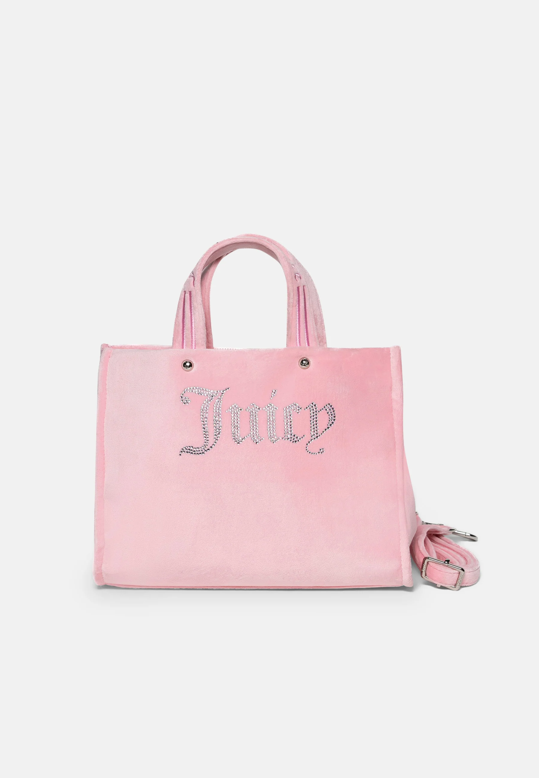 Borsa a mano Kimberly rosa Juicy in velluto