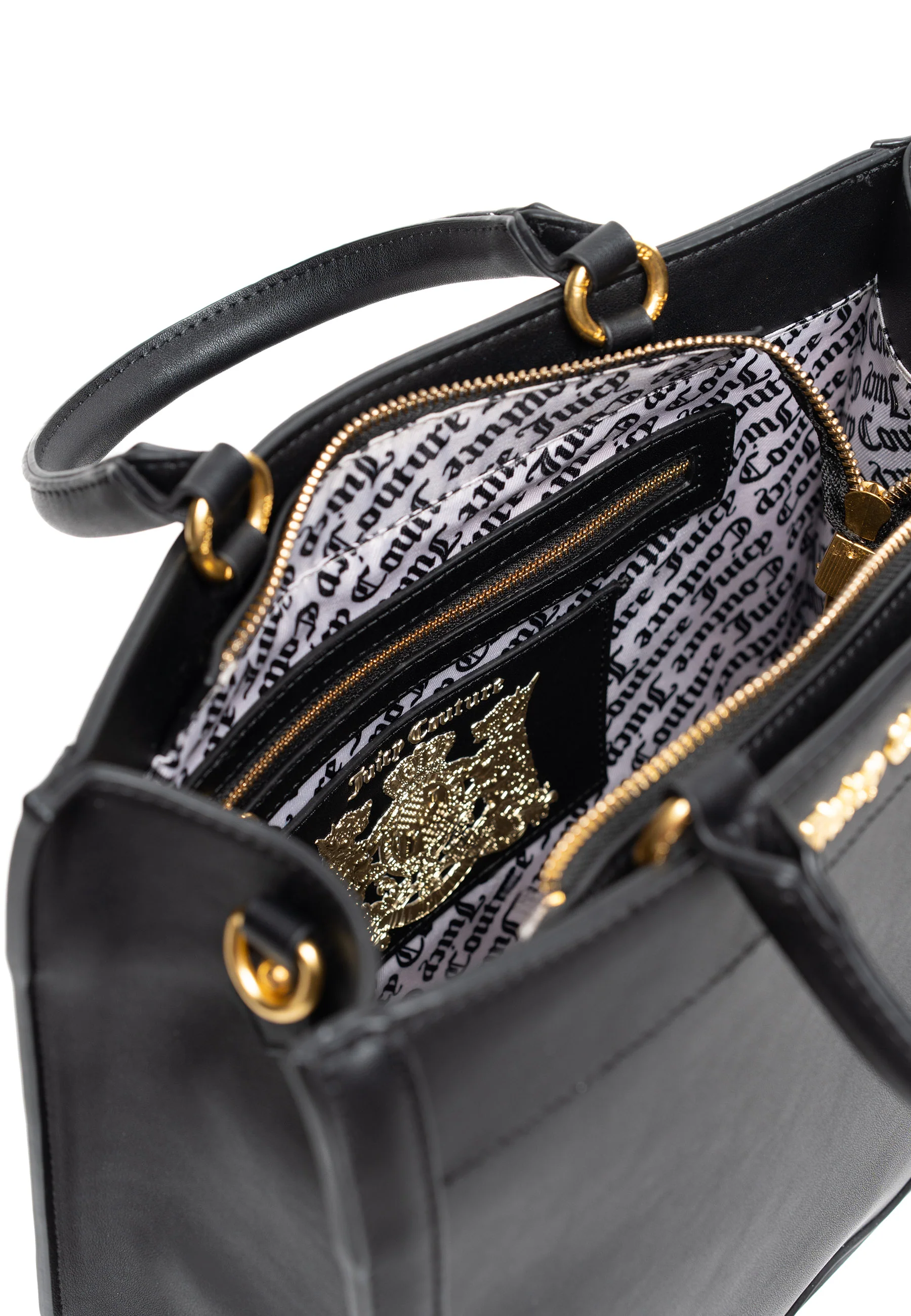 Borsa a mano Lily Nero in ecopelle - Image 4