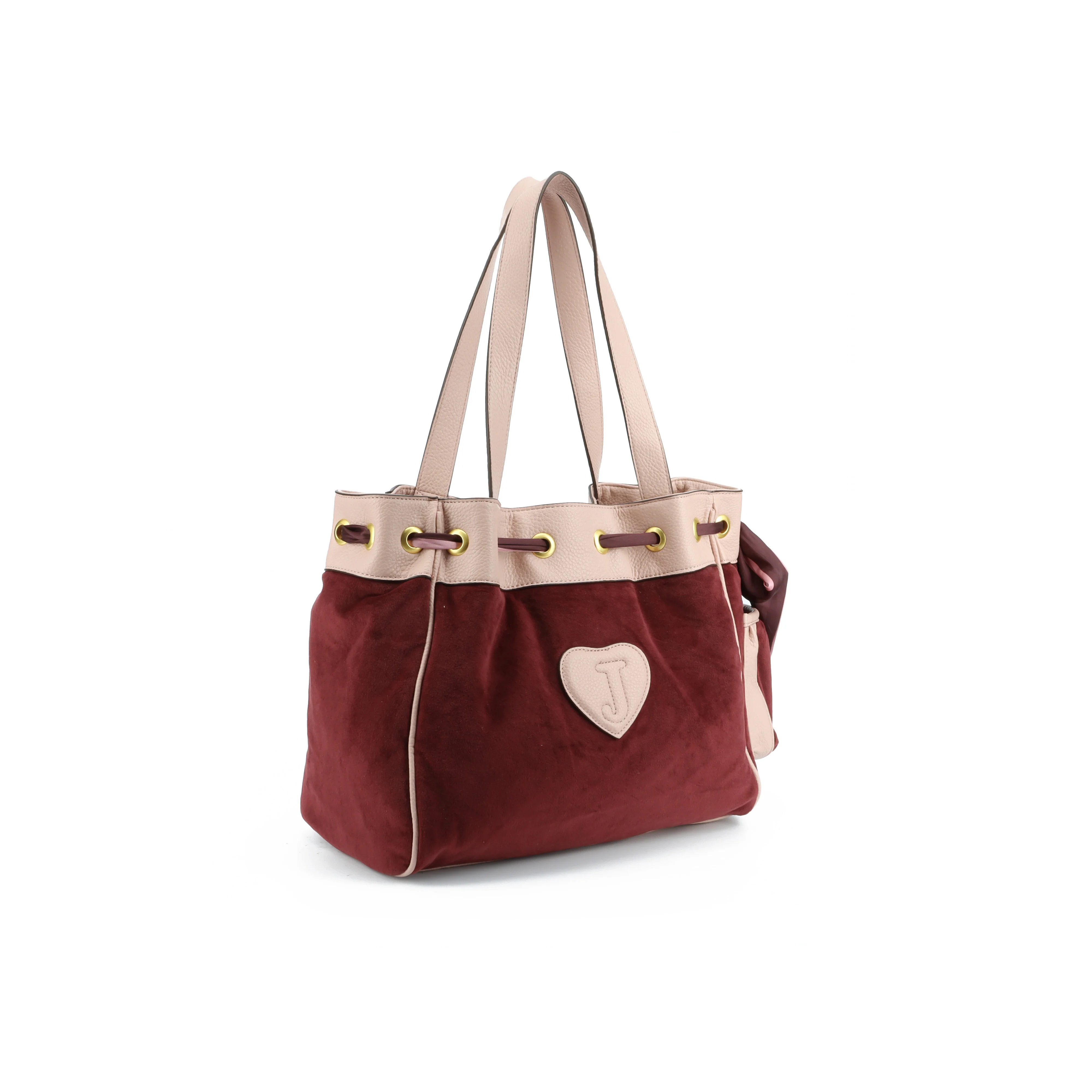 Borsa a mano Heritage Bordeaux in velour - Image 3