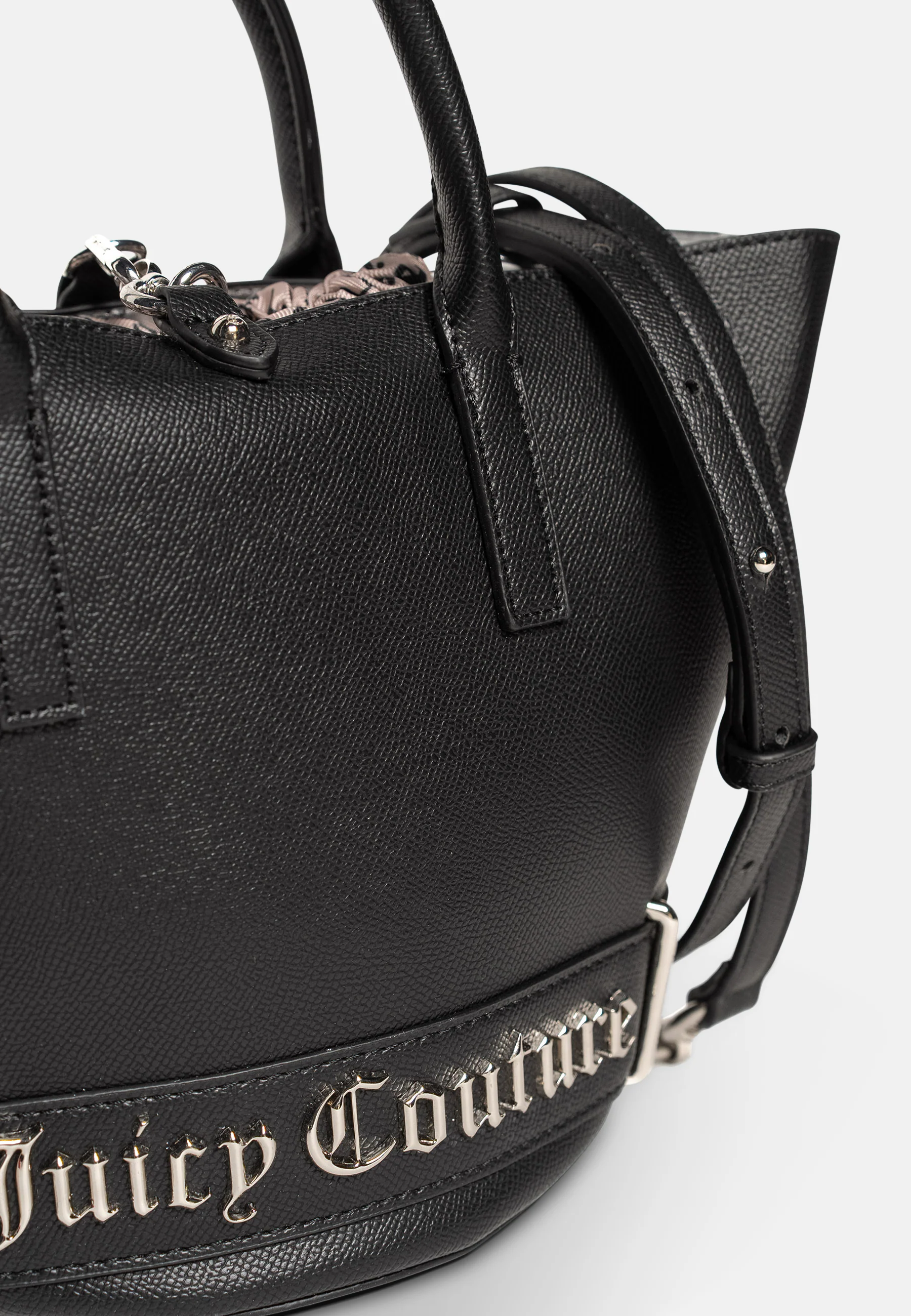 Borsa a secchiello Jasmine Nera con logo - Image 3