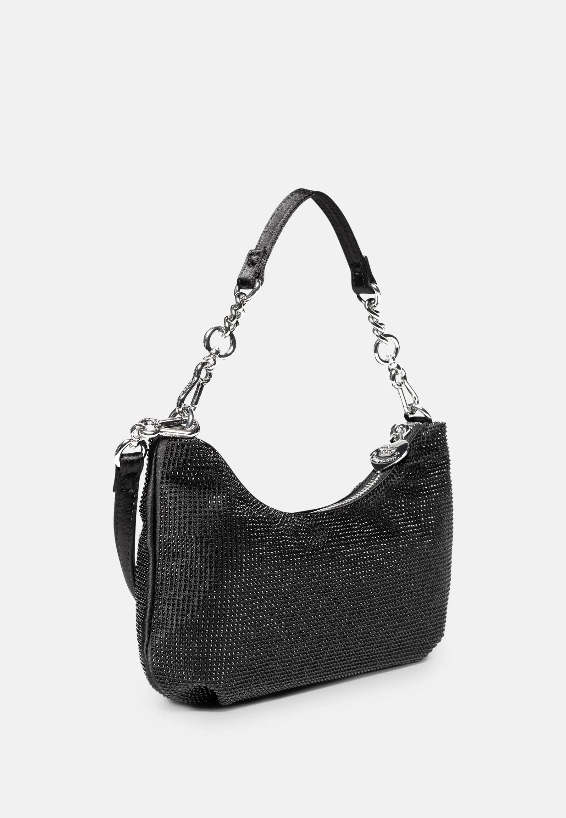 Borsa a spalla Hazel Nero con strass - Image 3