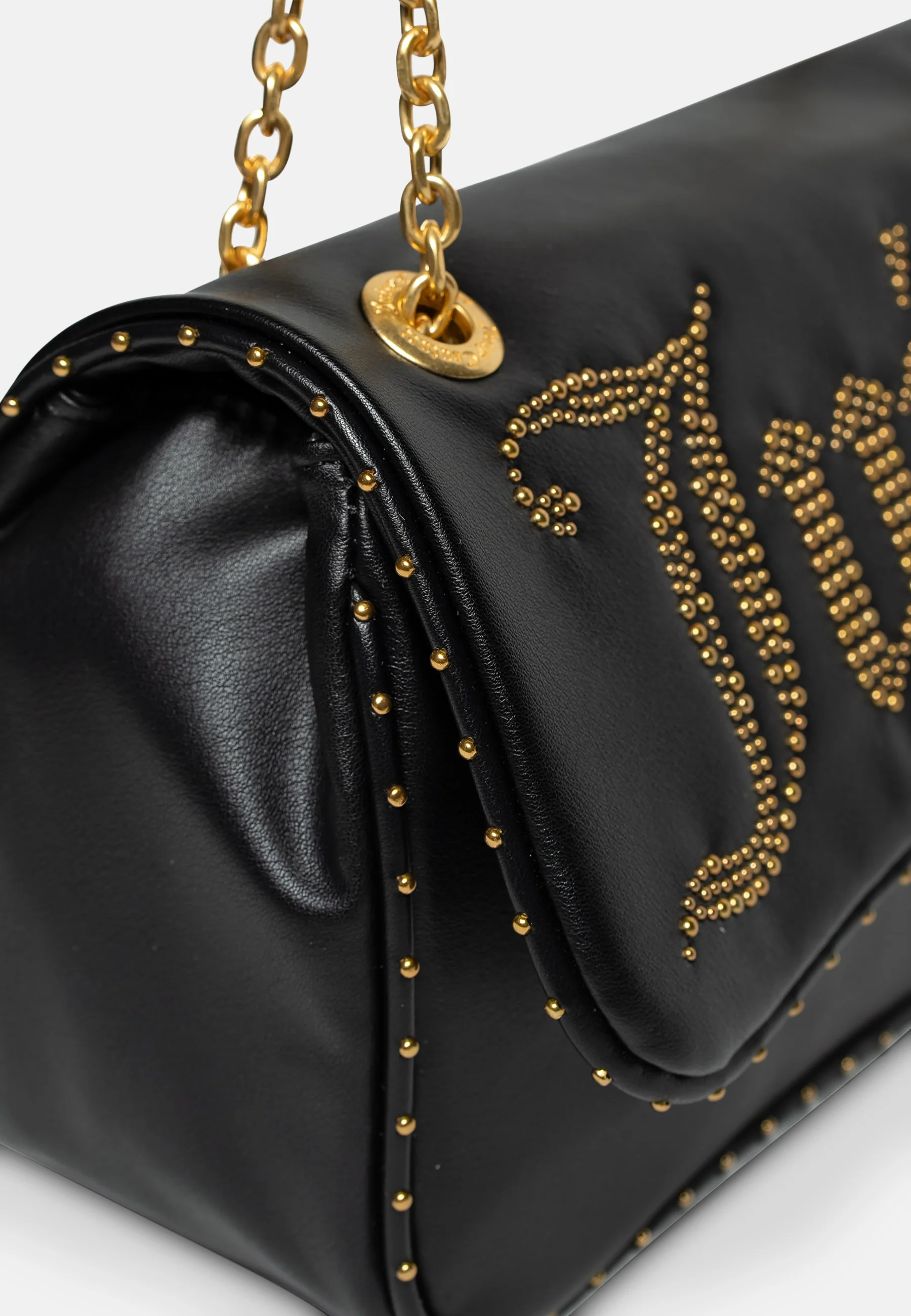 Borsa a spalla Kimberly Nera con catena - Image 3