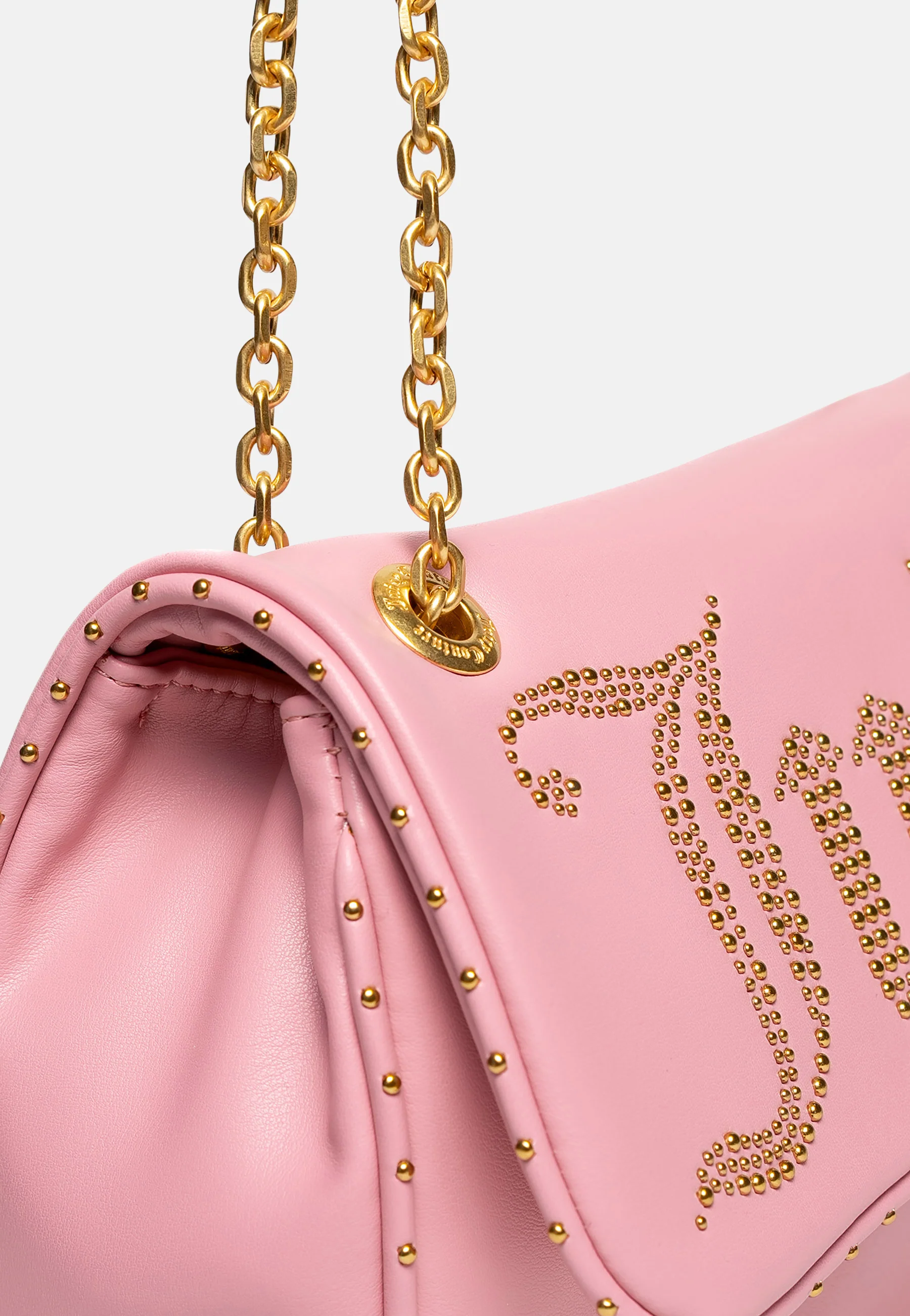 Borsa a spalla Kimberly Rosa Juicy con catena - Image 3