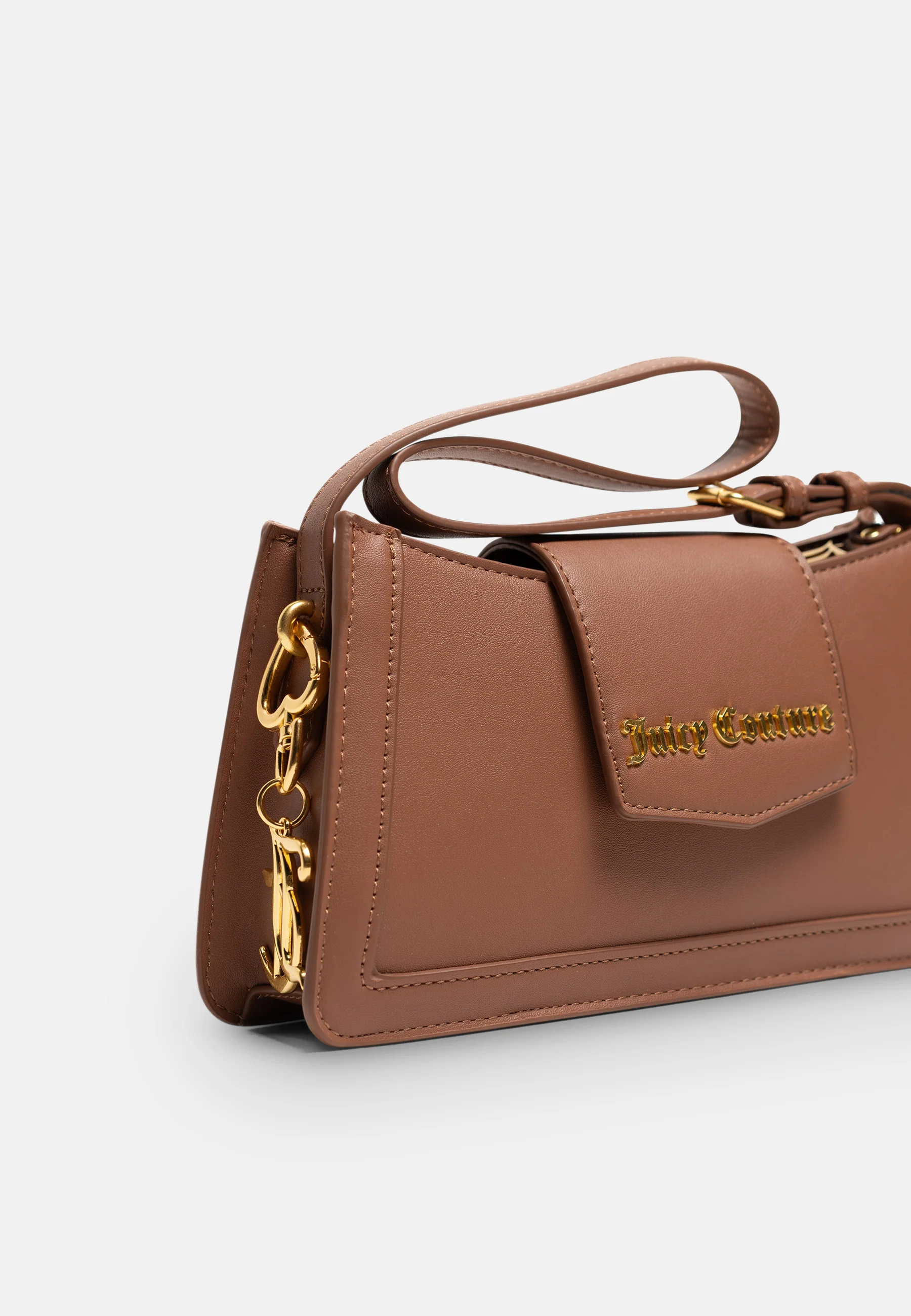 Borsa a spalla Lily Marrone Chiaro in ecopelle - Image 3