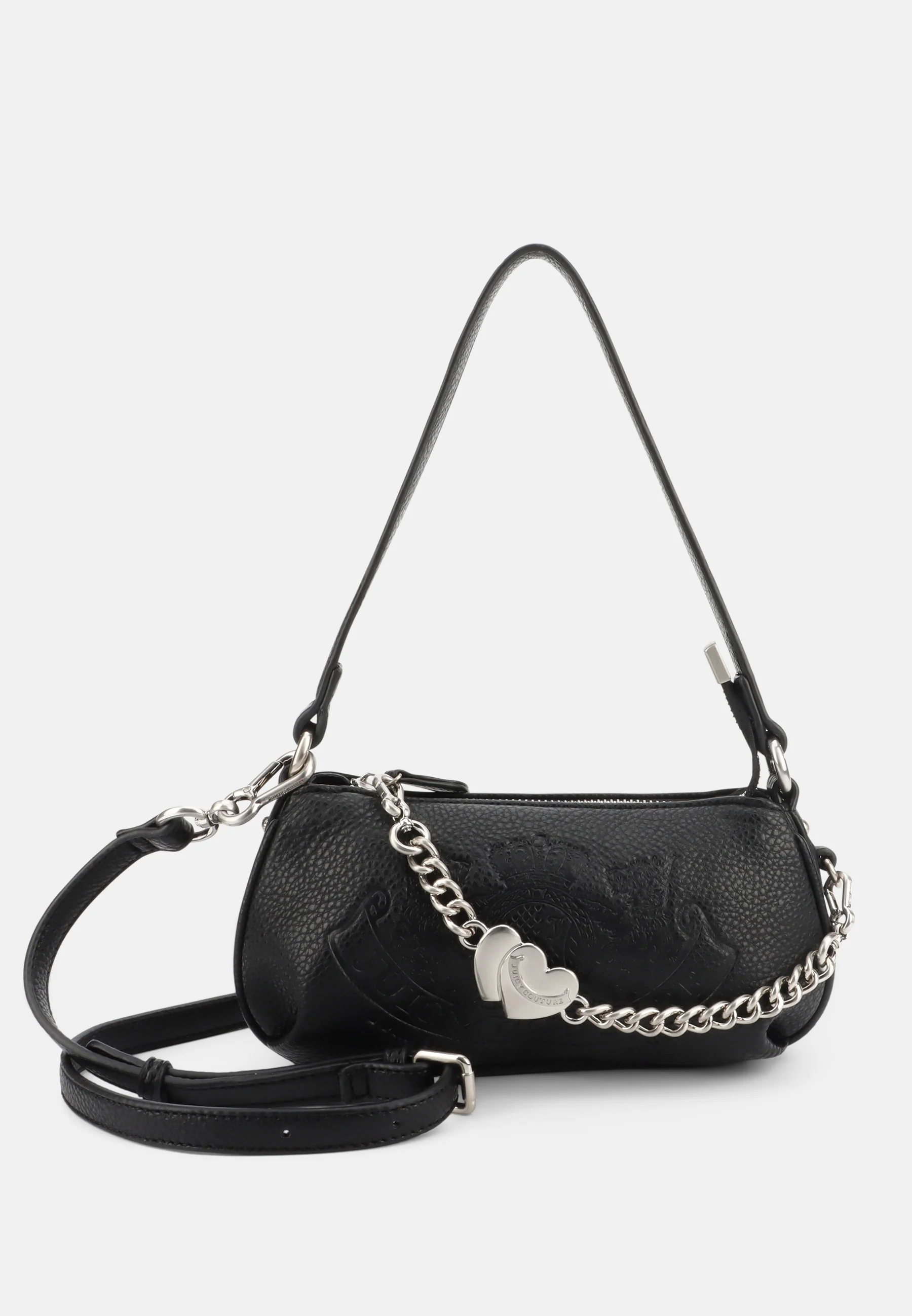 Borsa a spalla Twig Narrative in ecopelle con tracolla e catena colore Nero