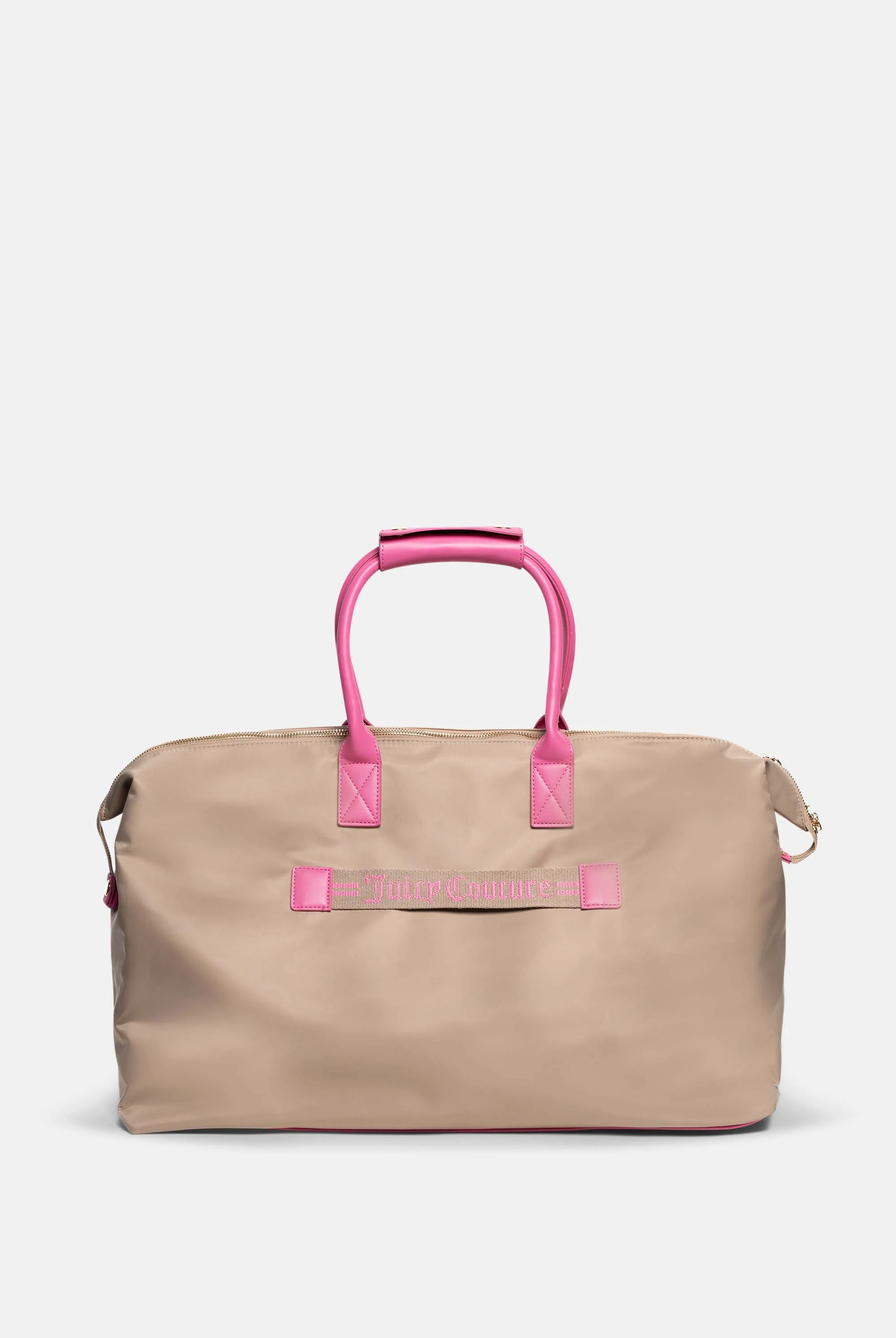 Borsa da viaggio Beige con elementi Rosa - Image 2