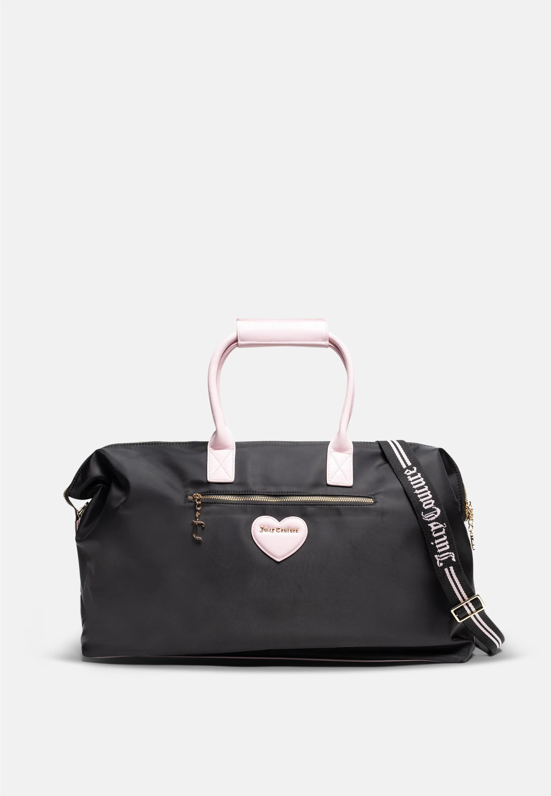 Borsa da viaggio Nero con elementi Rosa
