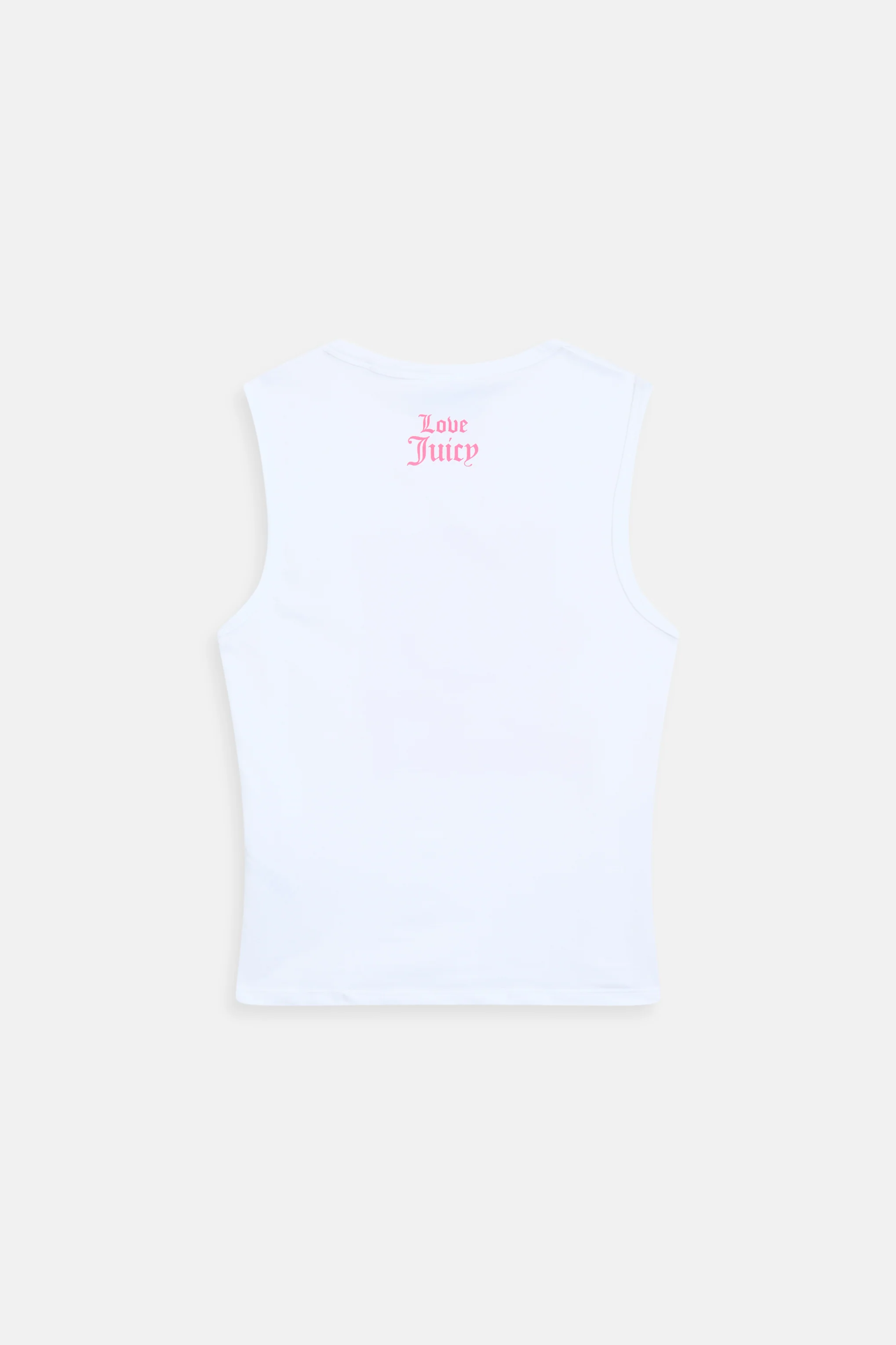 Canotta Juicy in jersey con stampa lettering frontale colore Bianco - Image 2