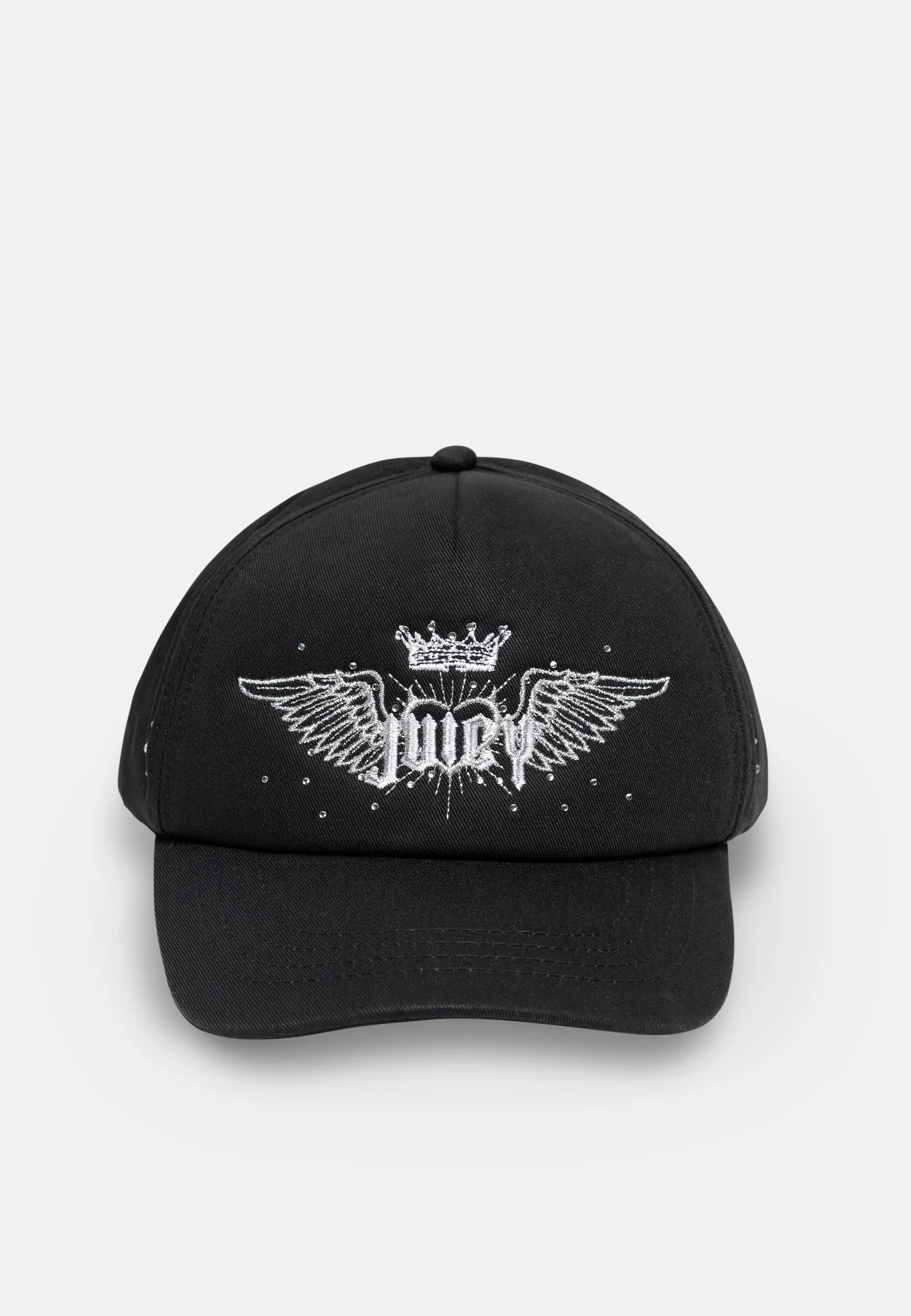 Cappellino Baseball Zazu con Strass Nero - Image 3