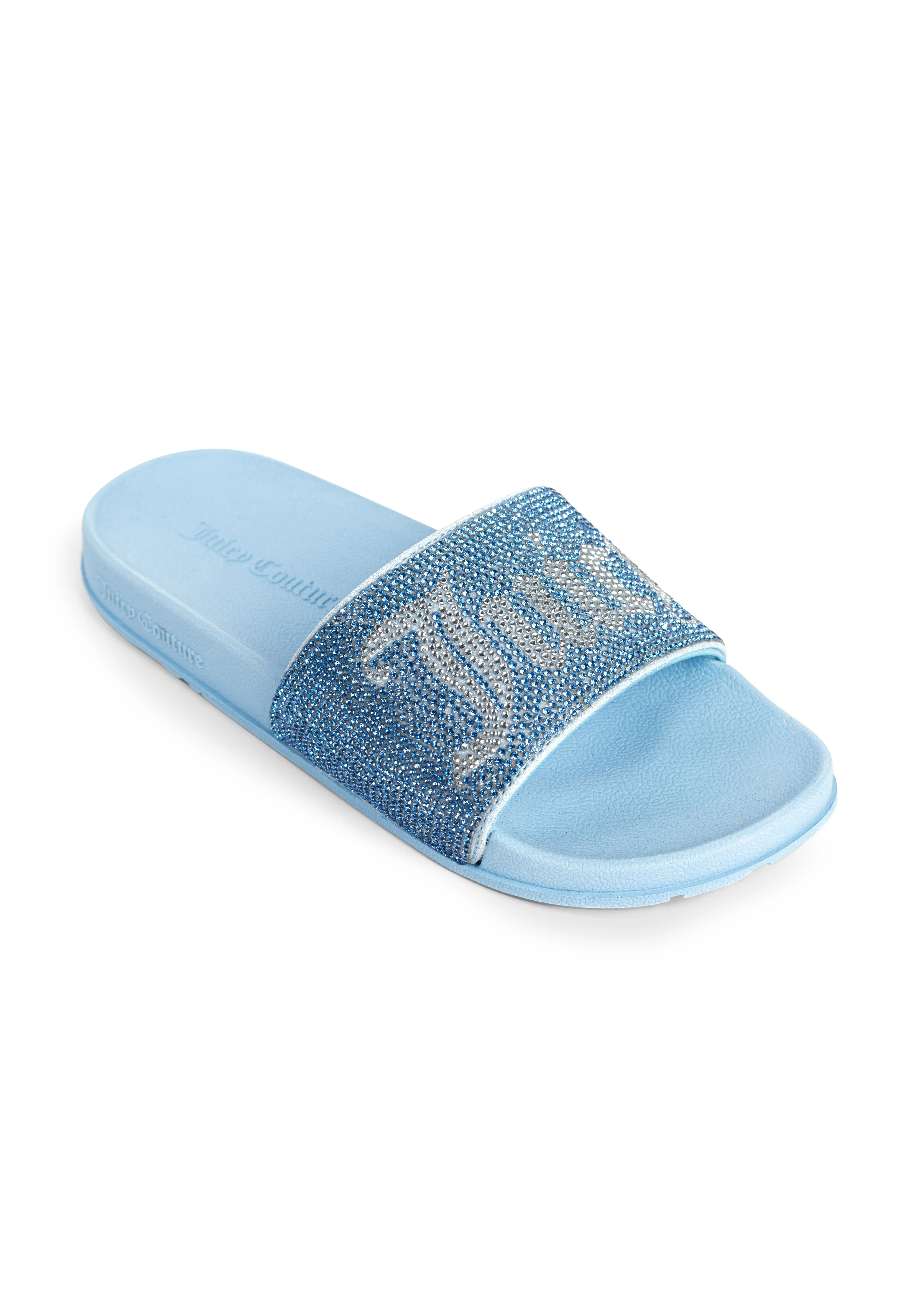 Ciabatta Donna Azzurro ghiaccio con strass - Image 3