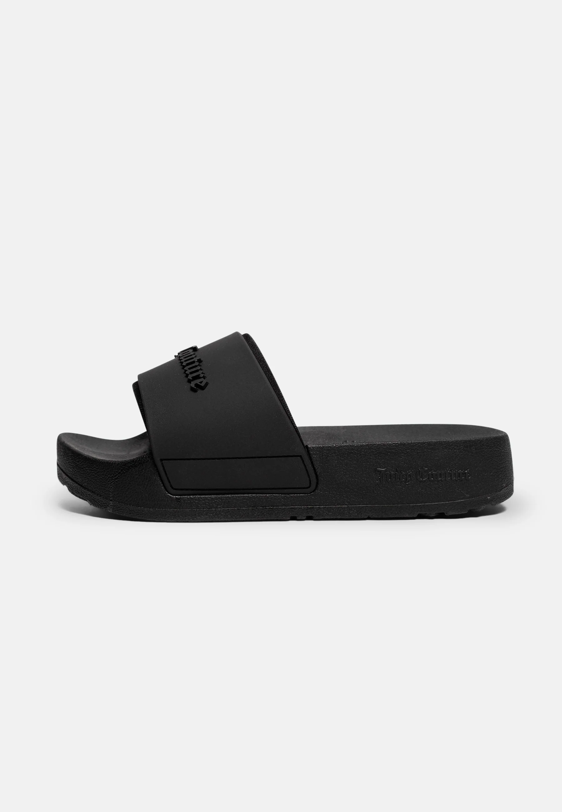 Ciabatta platform Breanna Nera con logo in rilievo - Image 3