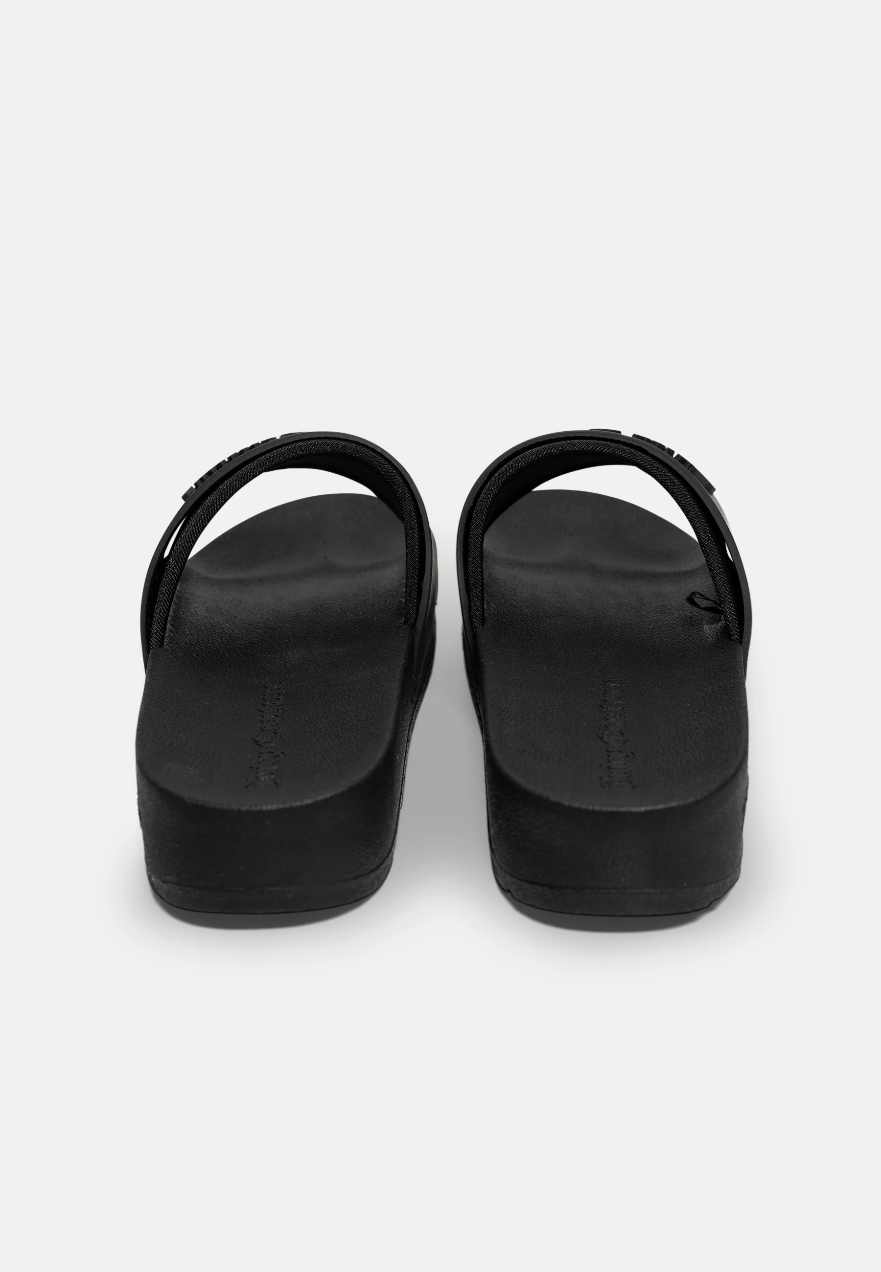 Ciabatta platform Breanna Nera con logo in rilievo - Image 4