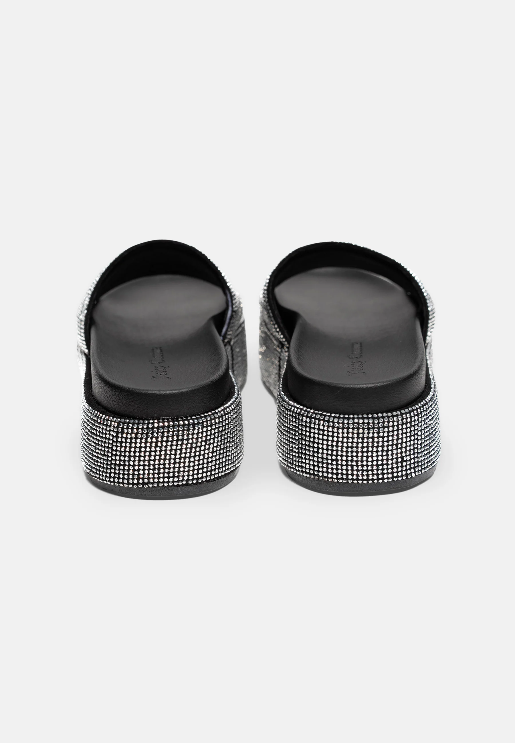 Ciabatta platform Dora Nera con strass - Image 4