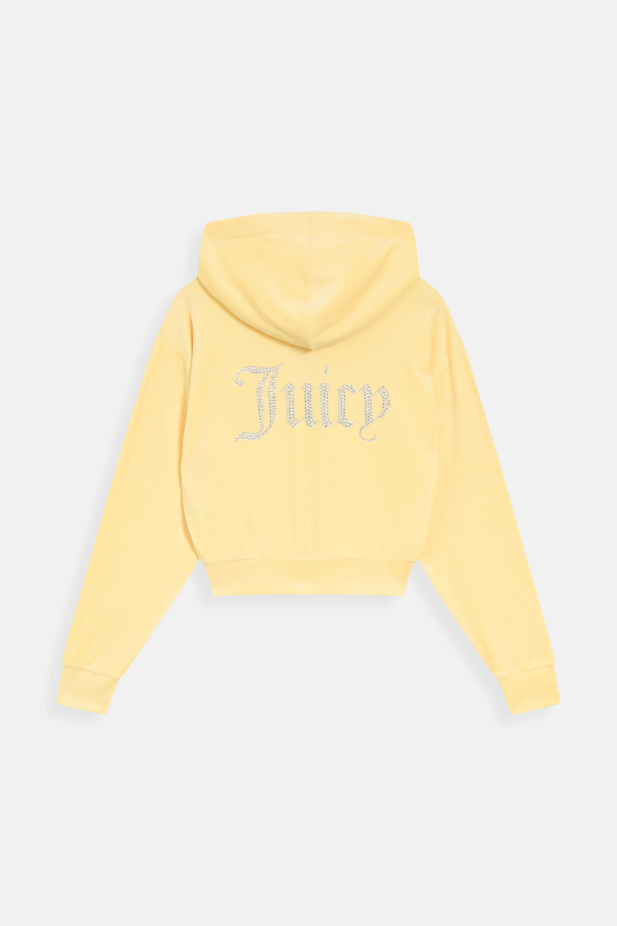 Felpa Iccle Giallo limone con maxi logo strass sul retro - Image 2
