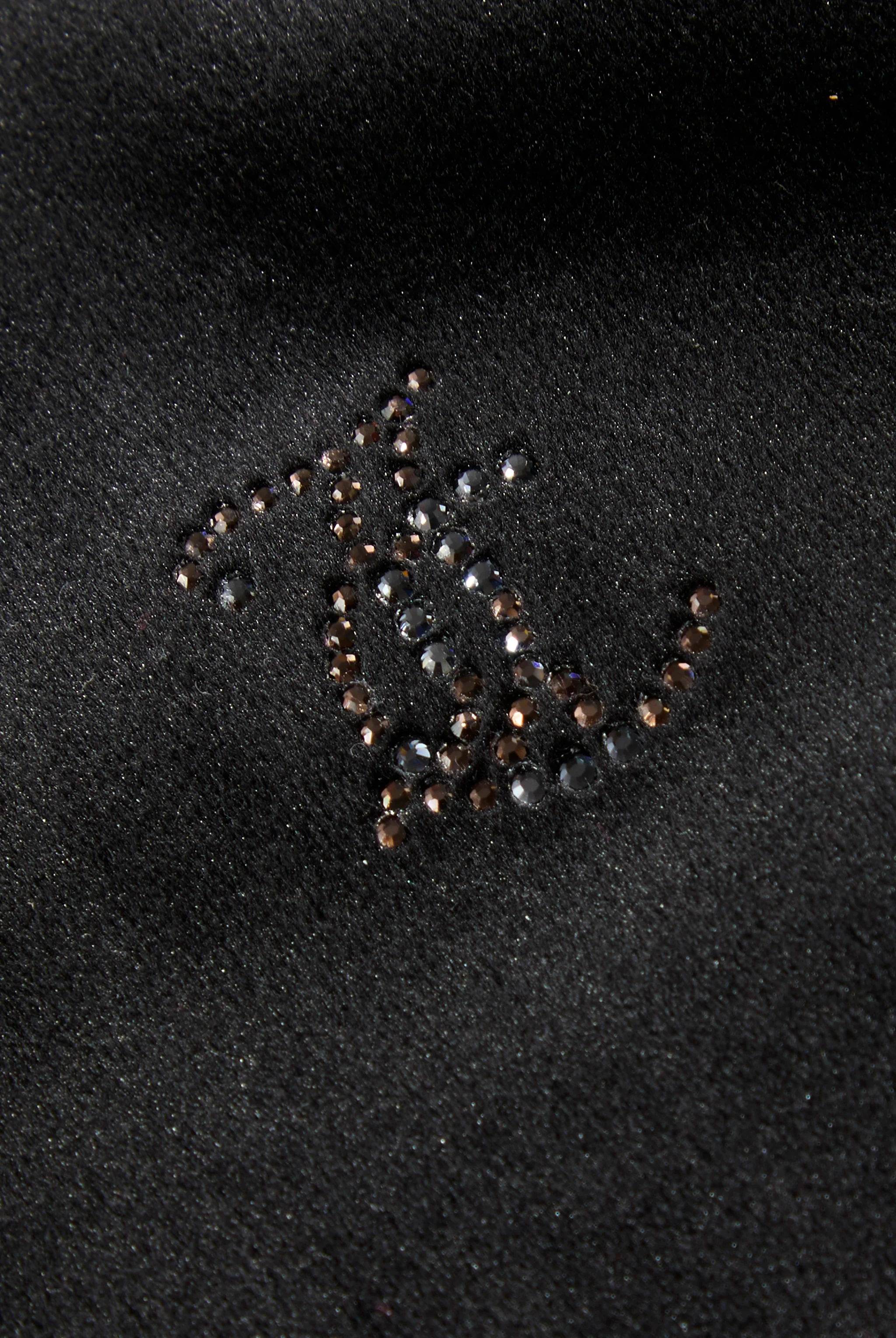 Felpa Jewel Nera con logo strass - Image 6
