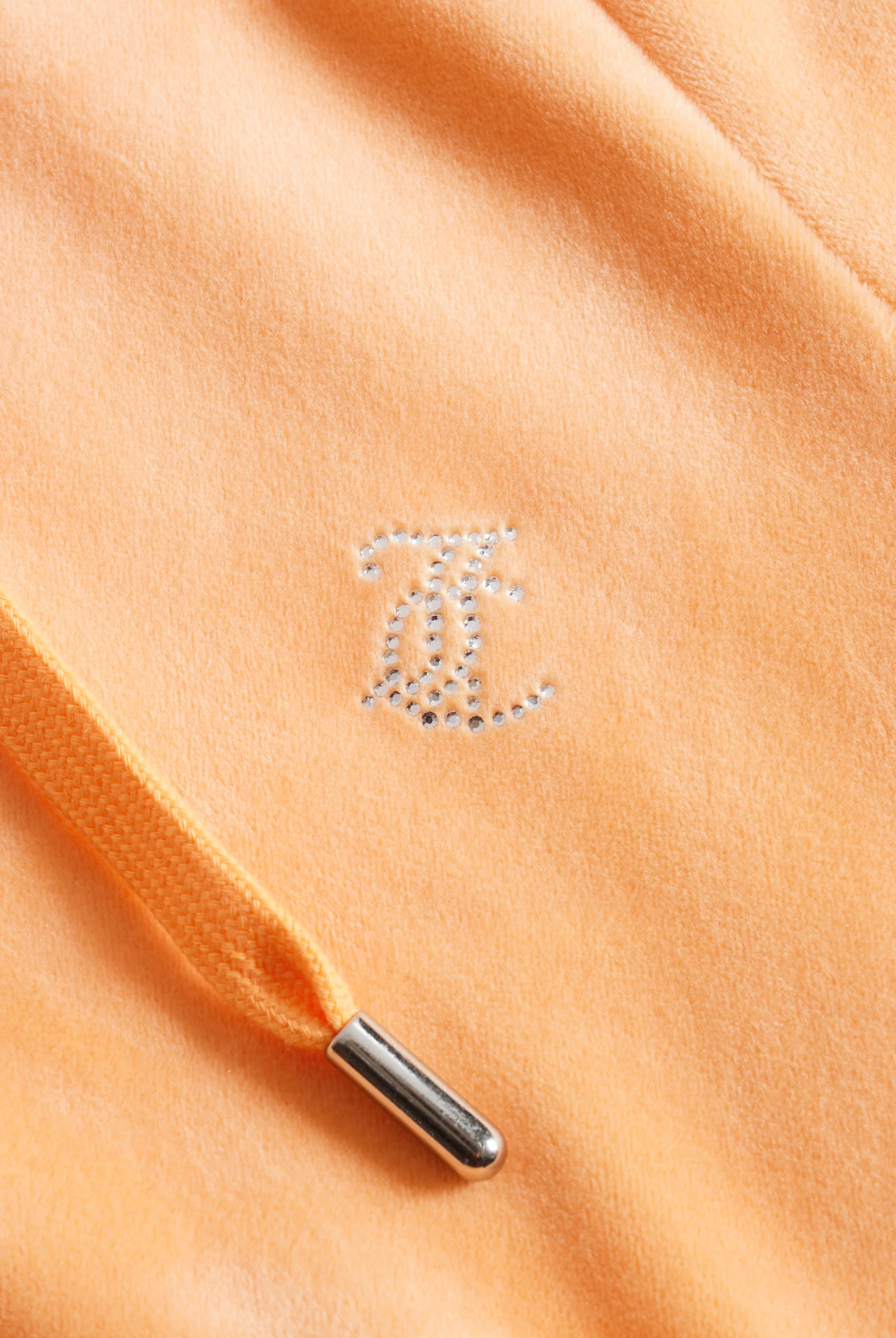 Felpa Madison Arancione pastello con logo strass - Image 6