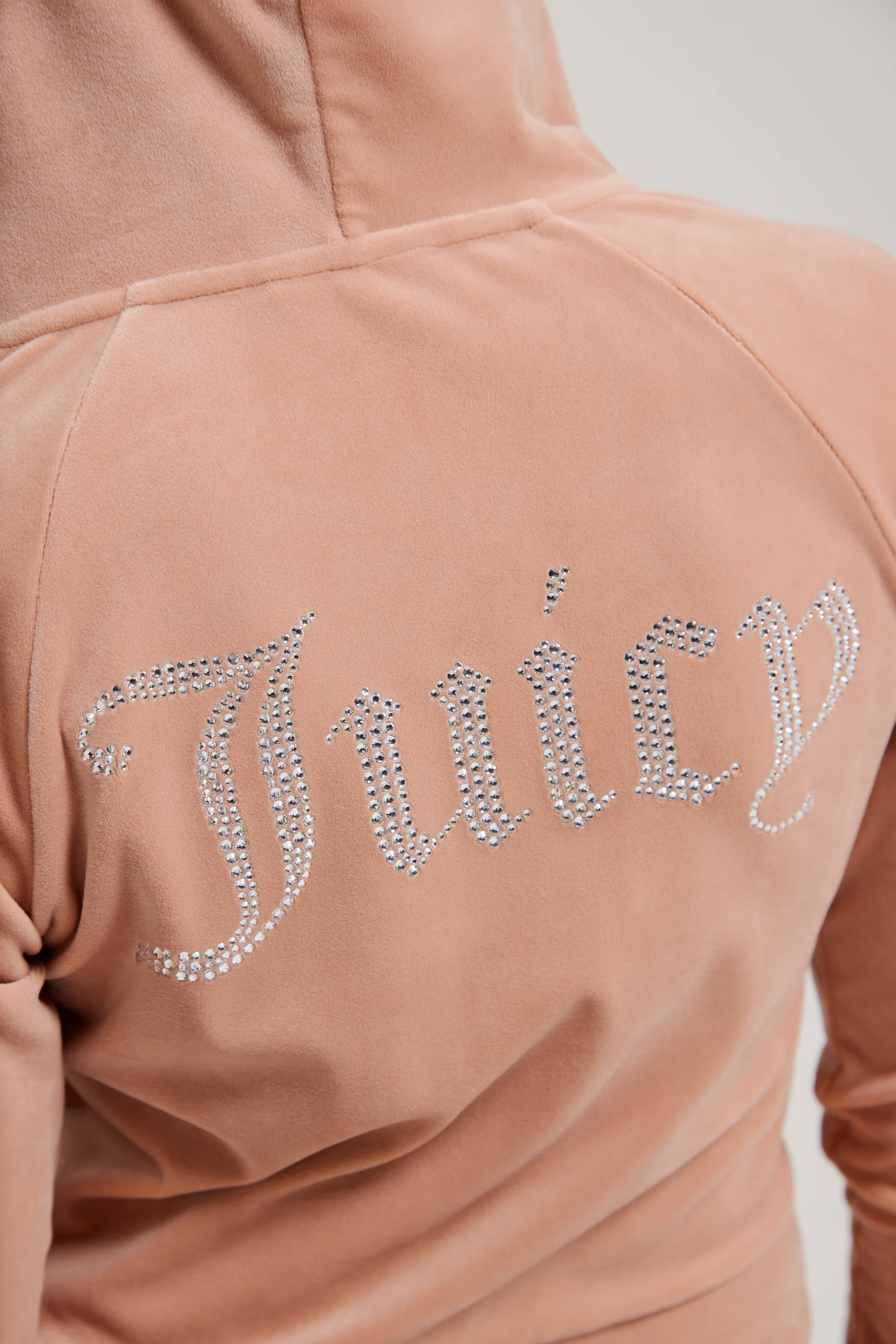 Felpa Madison Beige miele con logo strass - Image 4