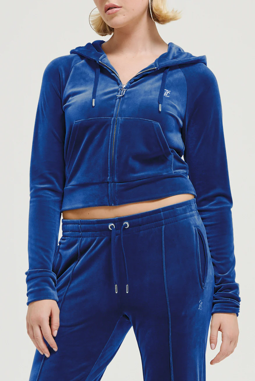 Felpa Madison Blu Royal con logo strass - Image 3