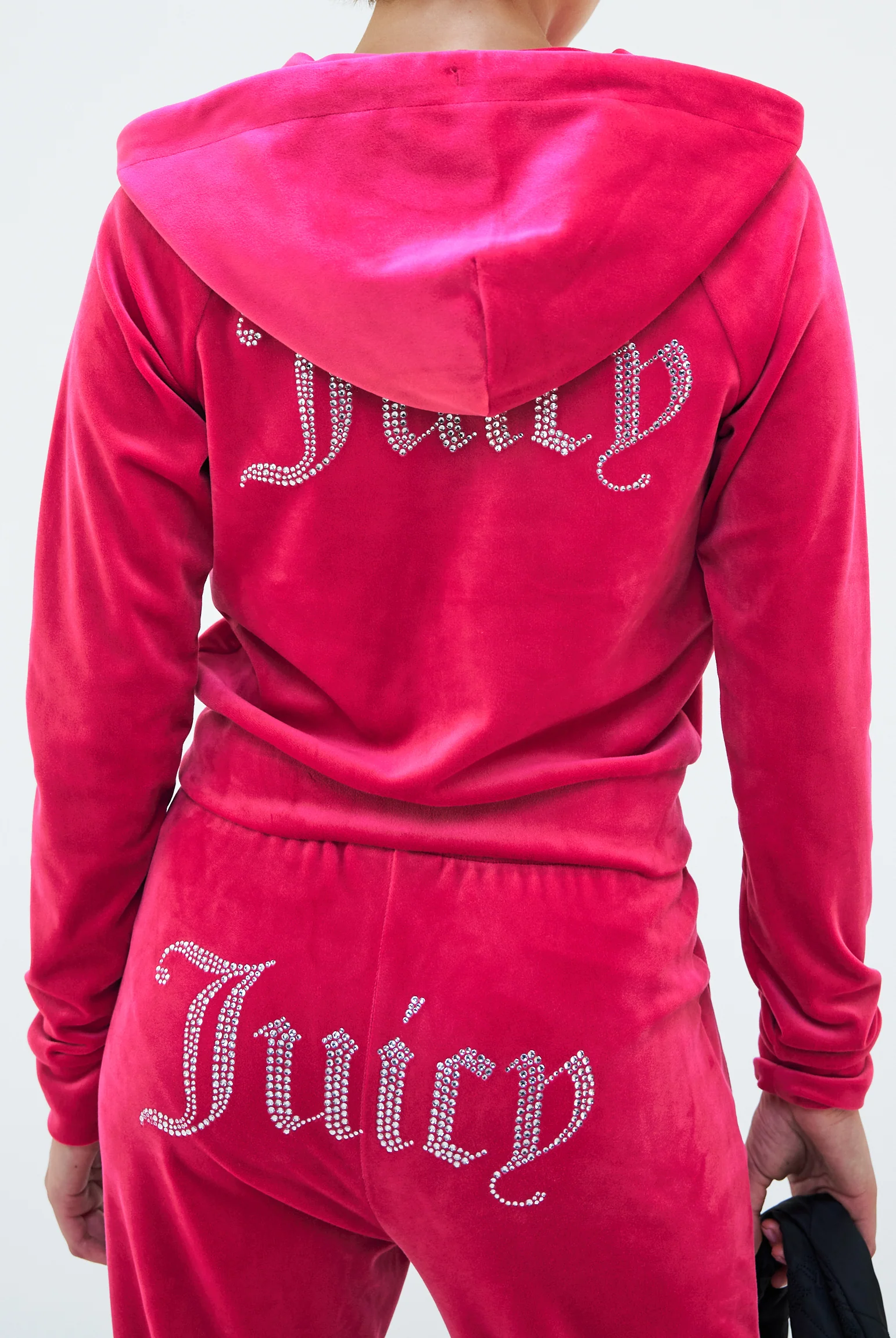Felpa Madison Fuxia con logo strass - Image 4
