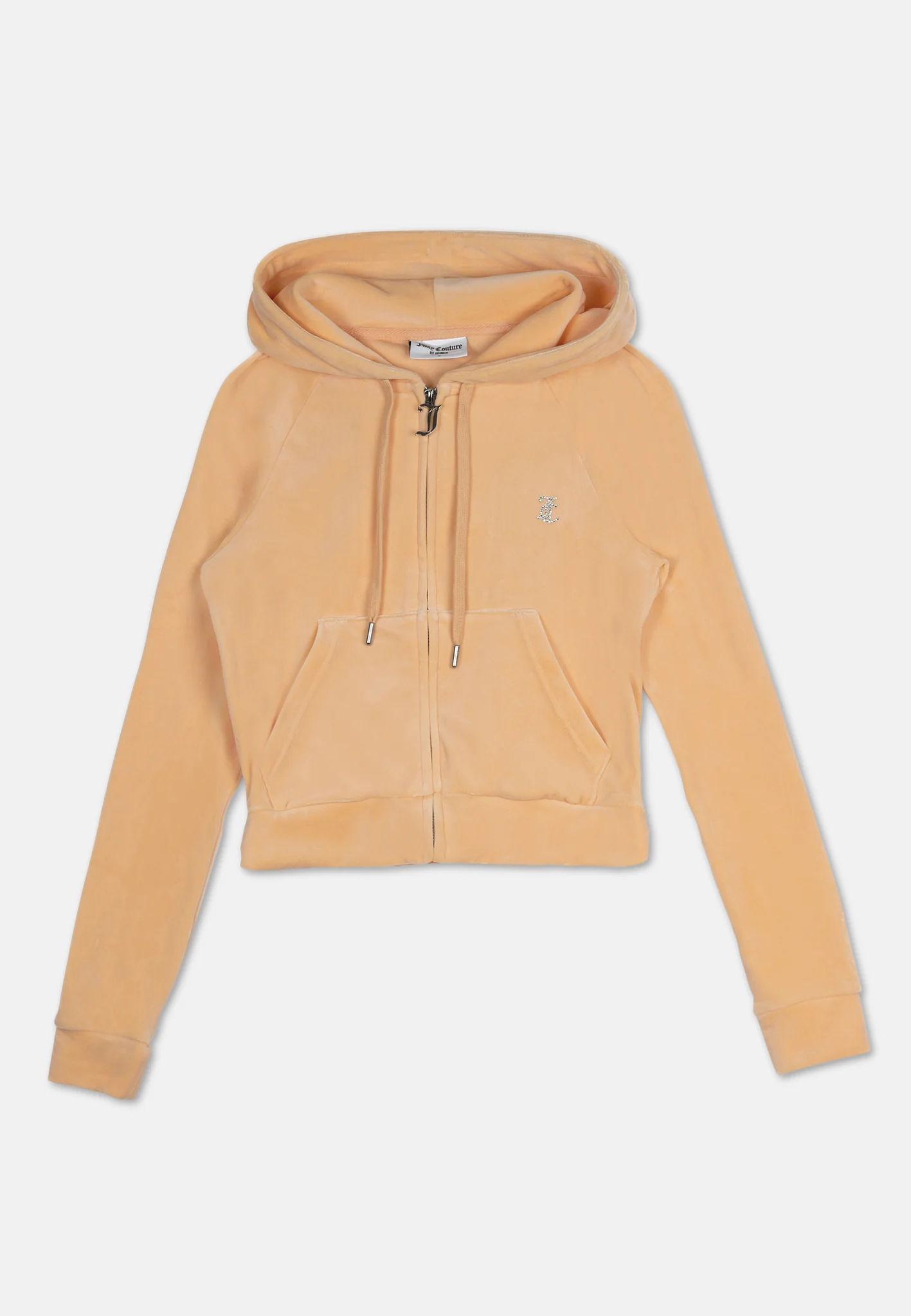 Felpa Madison Giallo crema con logo strass