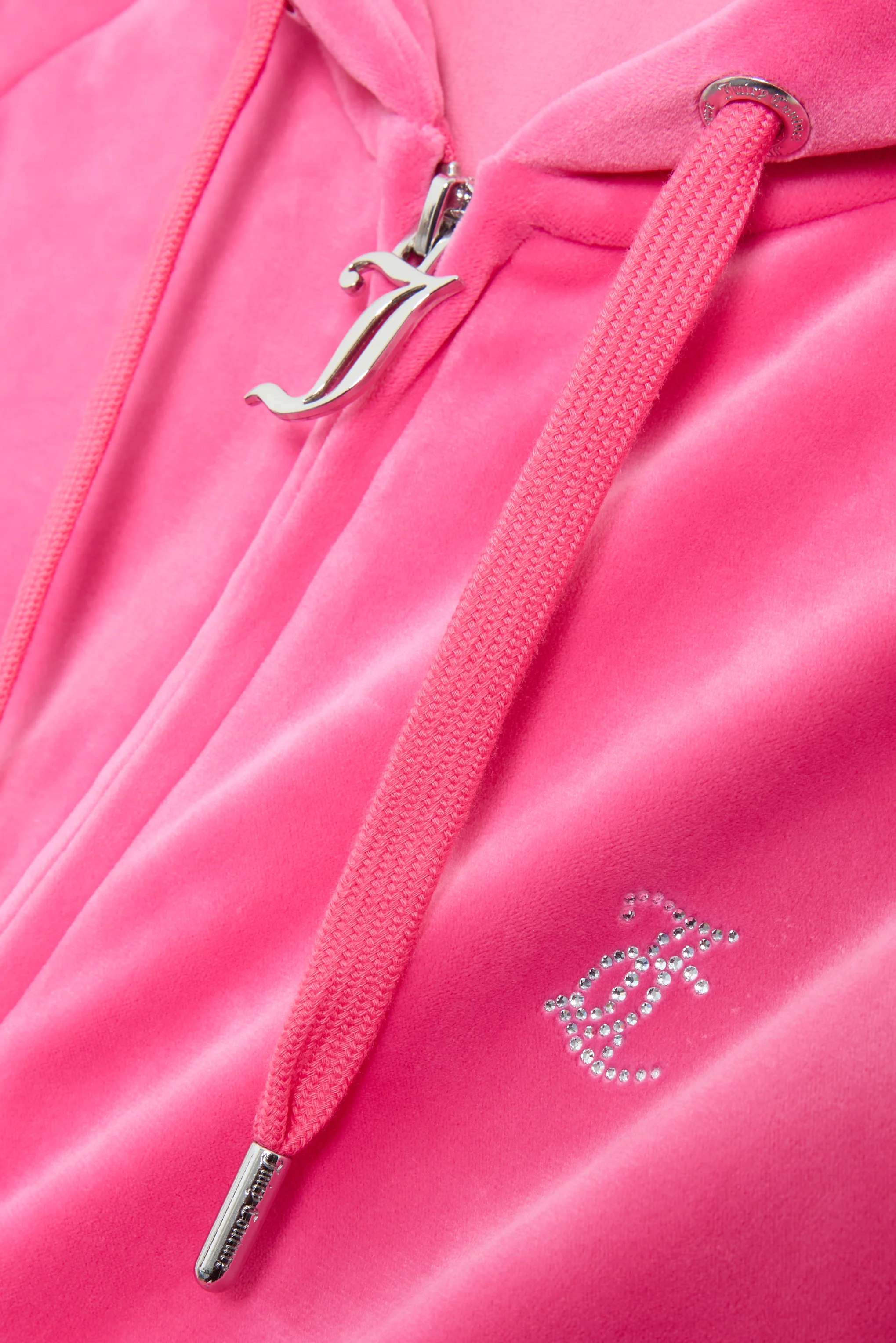 Felpa Madison Rosa lampone con logo strass - Image 8