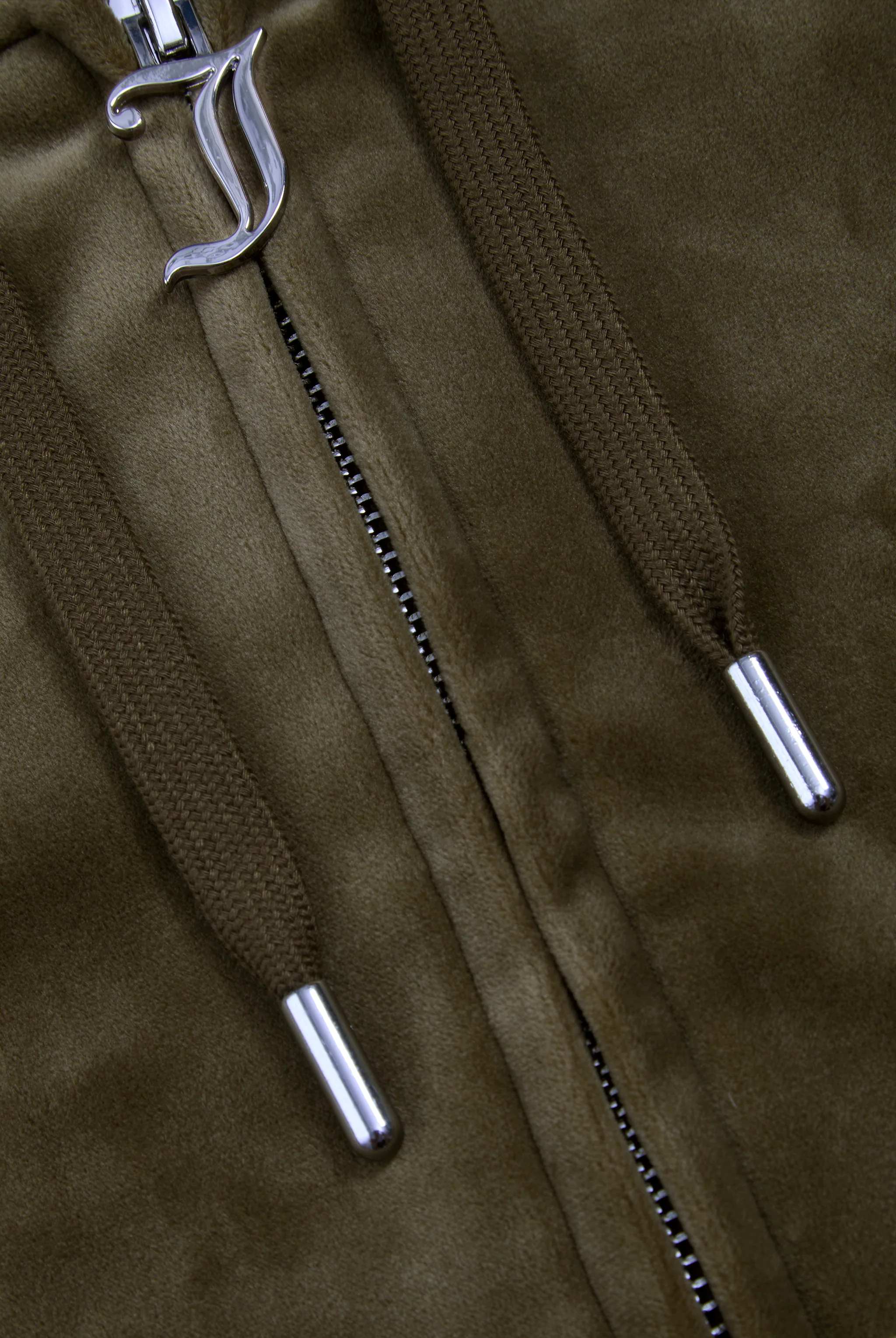 Felpa Madison Verde oliva con logo strass - Image 5