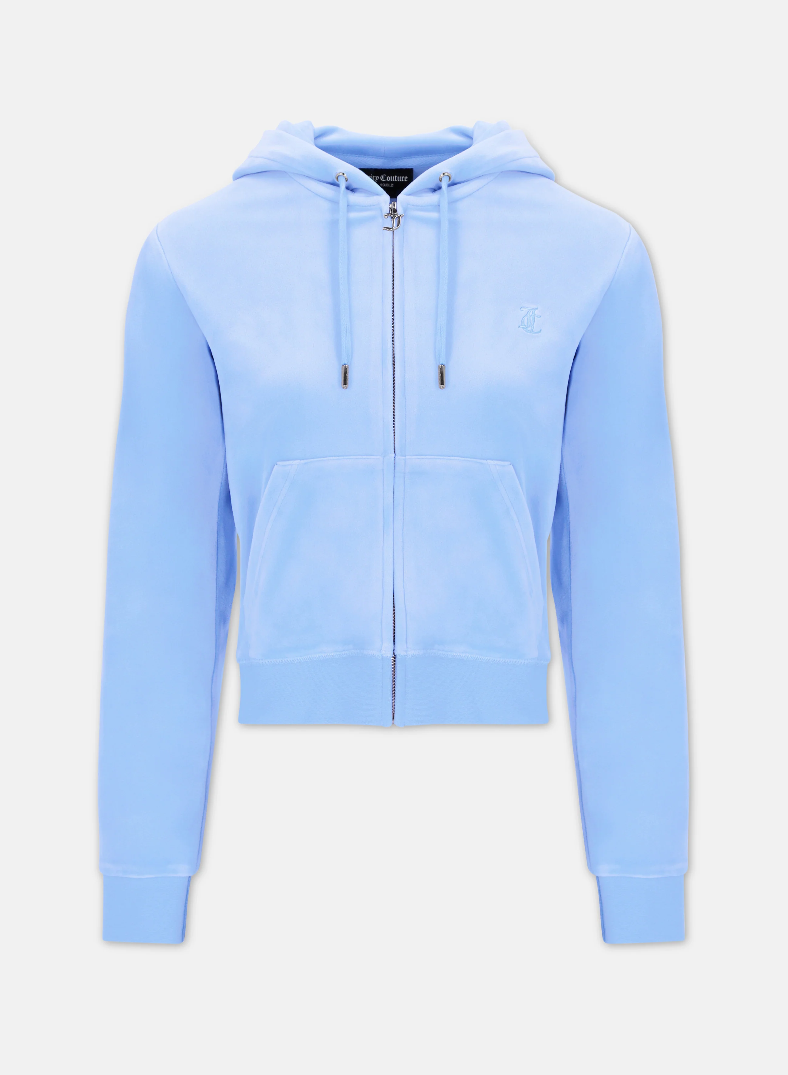 Felpa Robertson Azzurro ghiaccio con cerniera