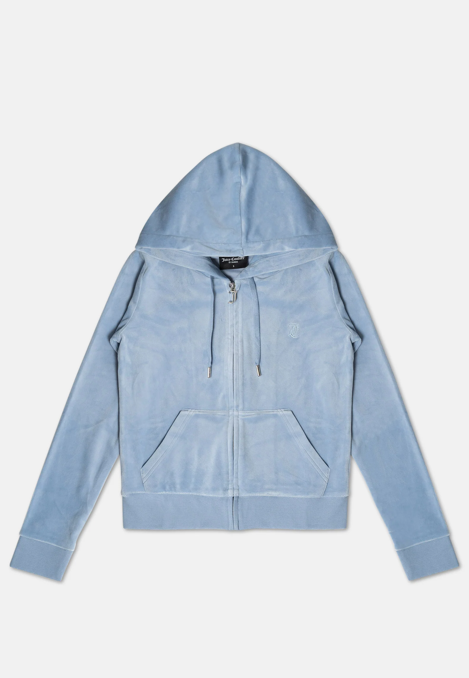 Felpa Robertson Azzurro polvere con cerniera