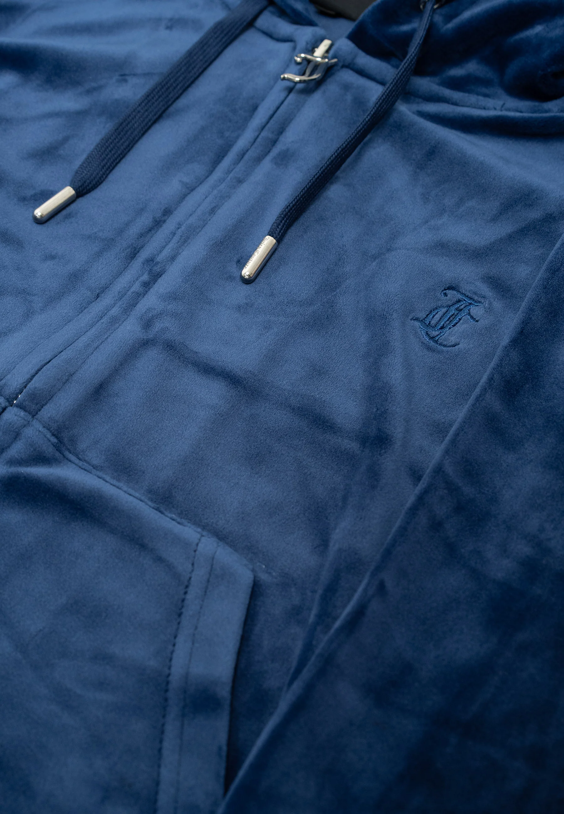 Felpa Robertson Blu Royal con cerniera - Image 3