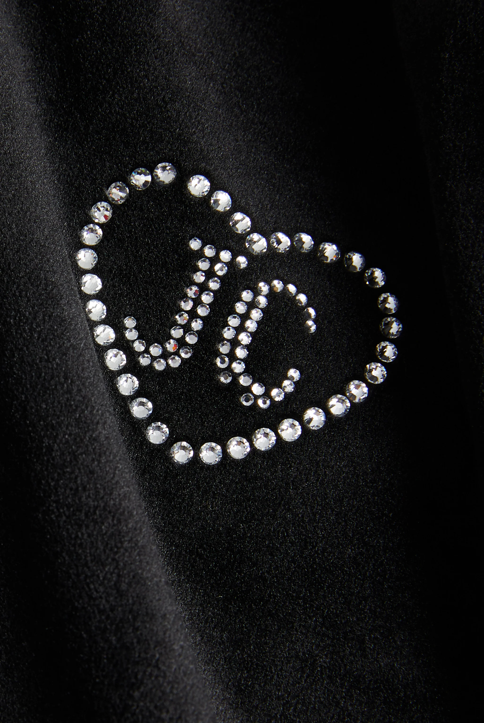 Felpa Rodeo Nera con maxi logo strass sul retro - Image 4