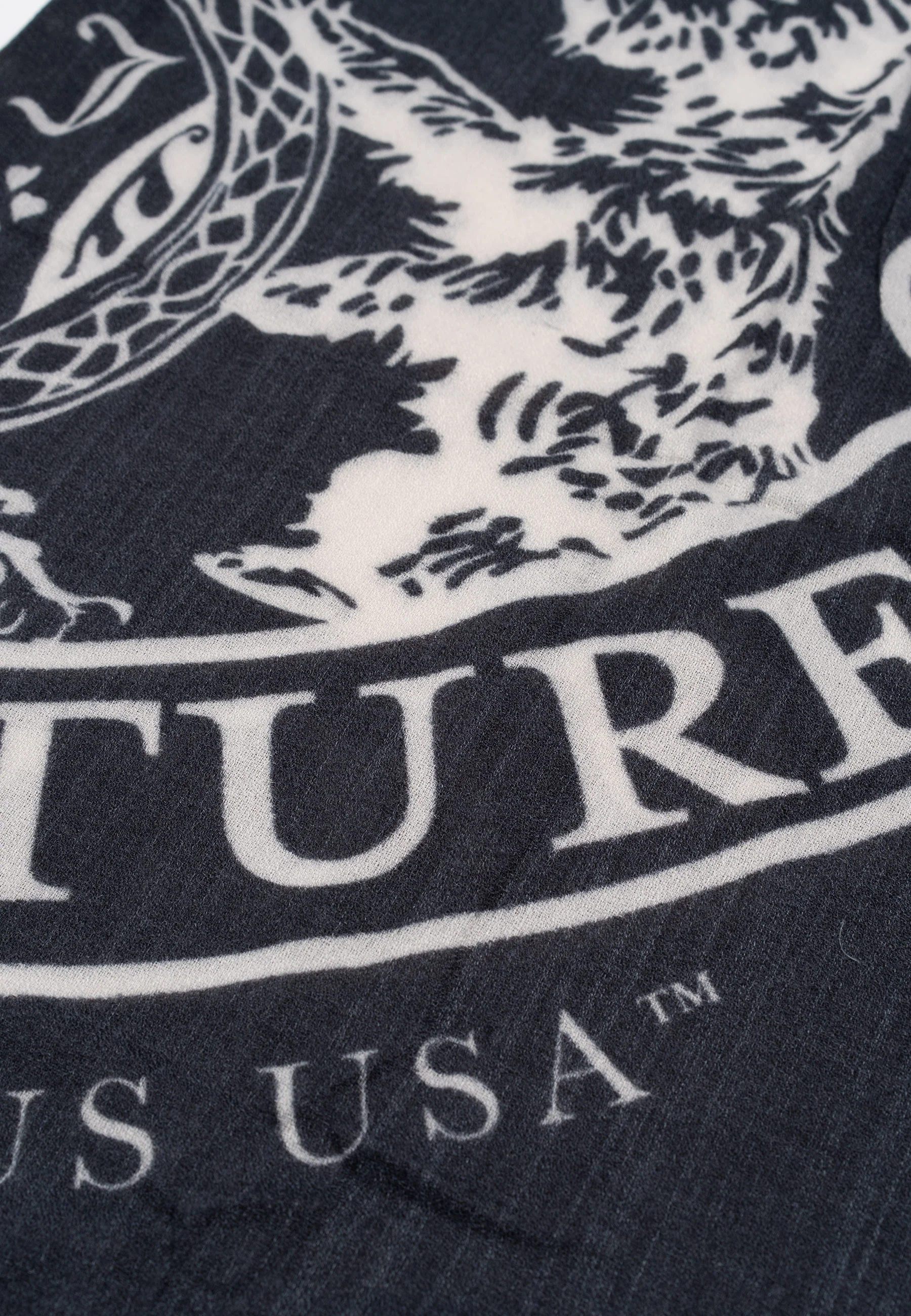 Foulard Dog Crest Nero 140x140 - Image 3