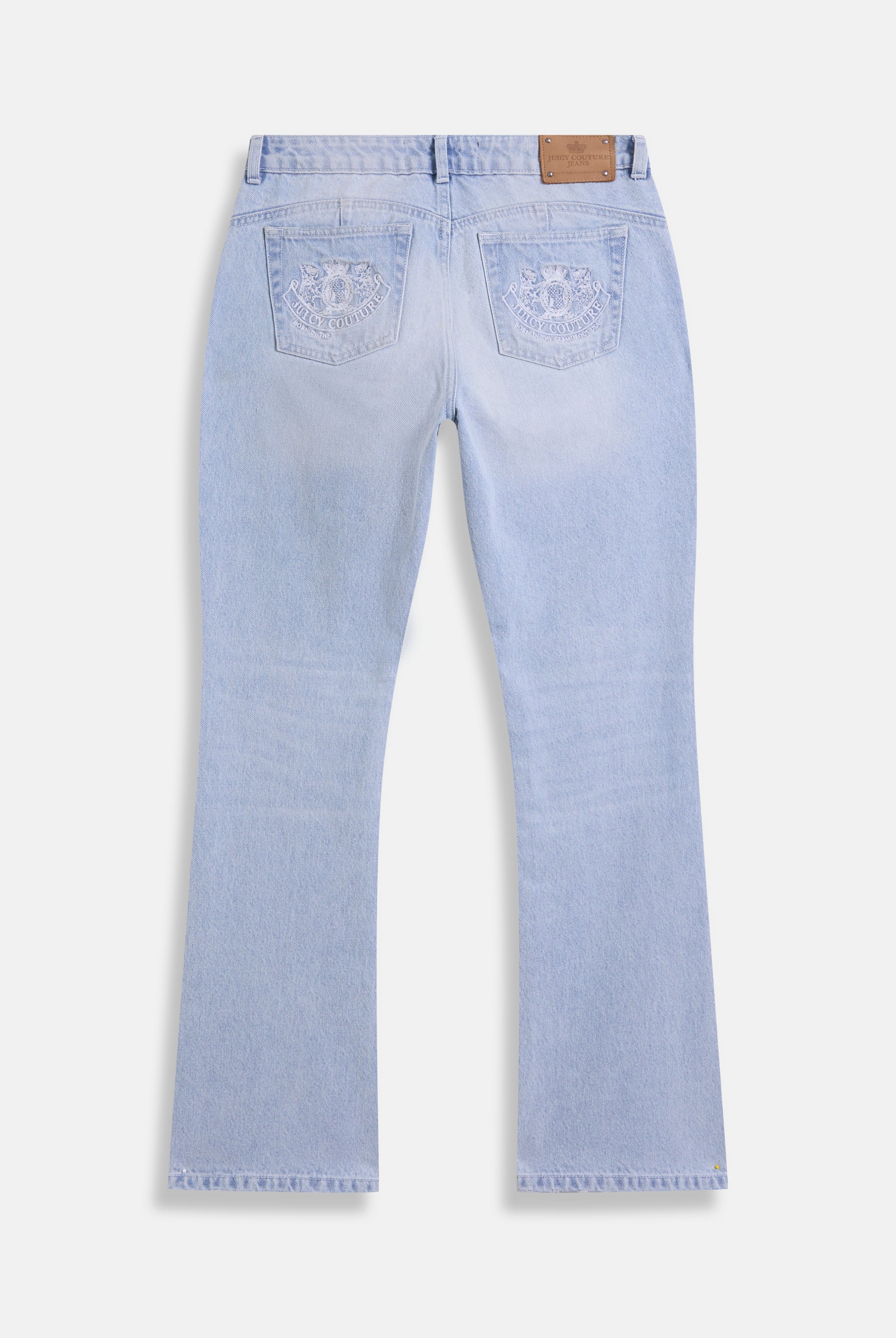 Jeans Crest a taglio bootcut in denim blu chiaro - Image 2