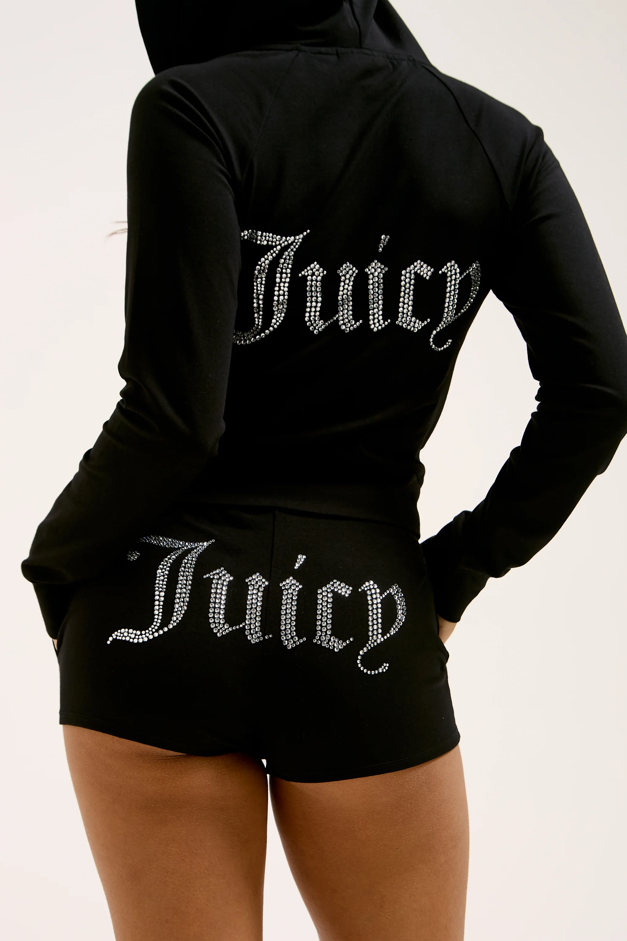 Pantaloncini Nero da jogging con maxi logo - Image 4
