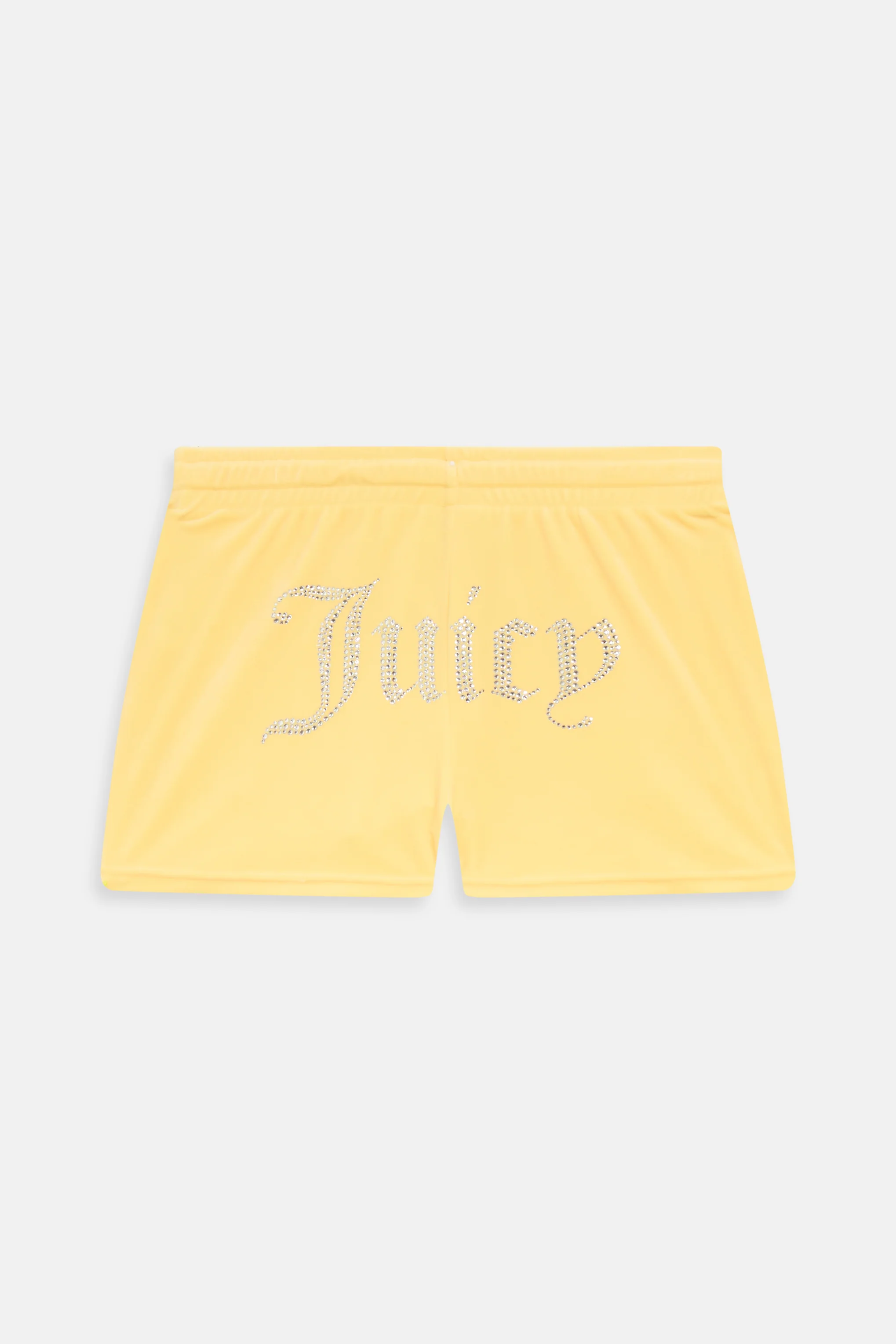 Pantaloncini Tamia Giallo limone con maxi logo strass - Image 2